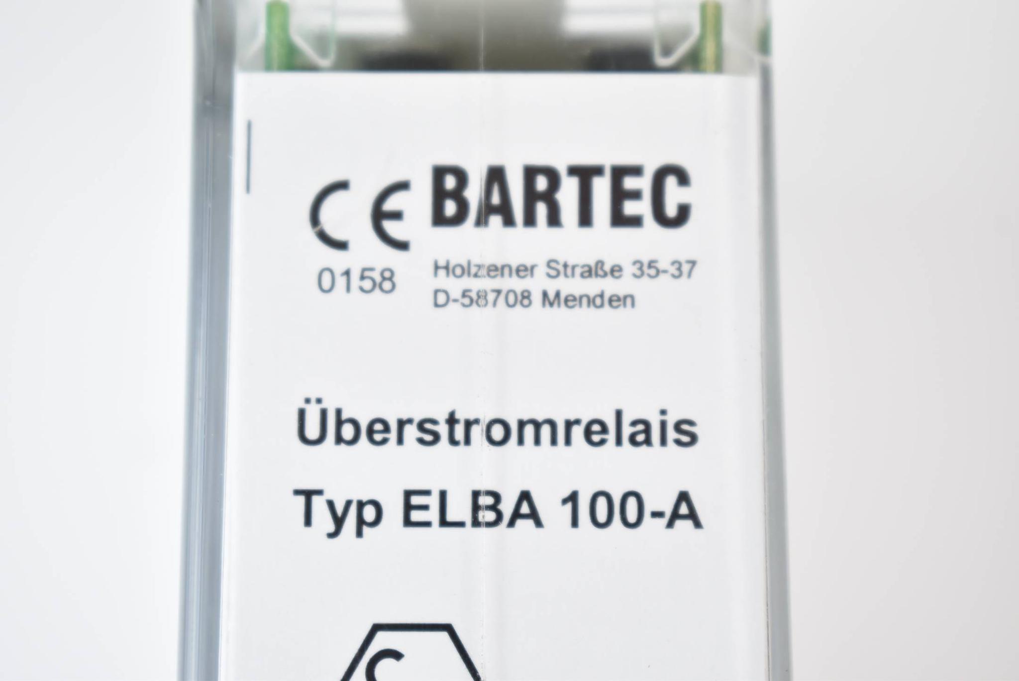 Produktfoto 3 von BARTEC 20A-100AxWxK elektronisches Überstromrelais ELBA 100-A