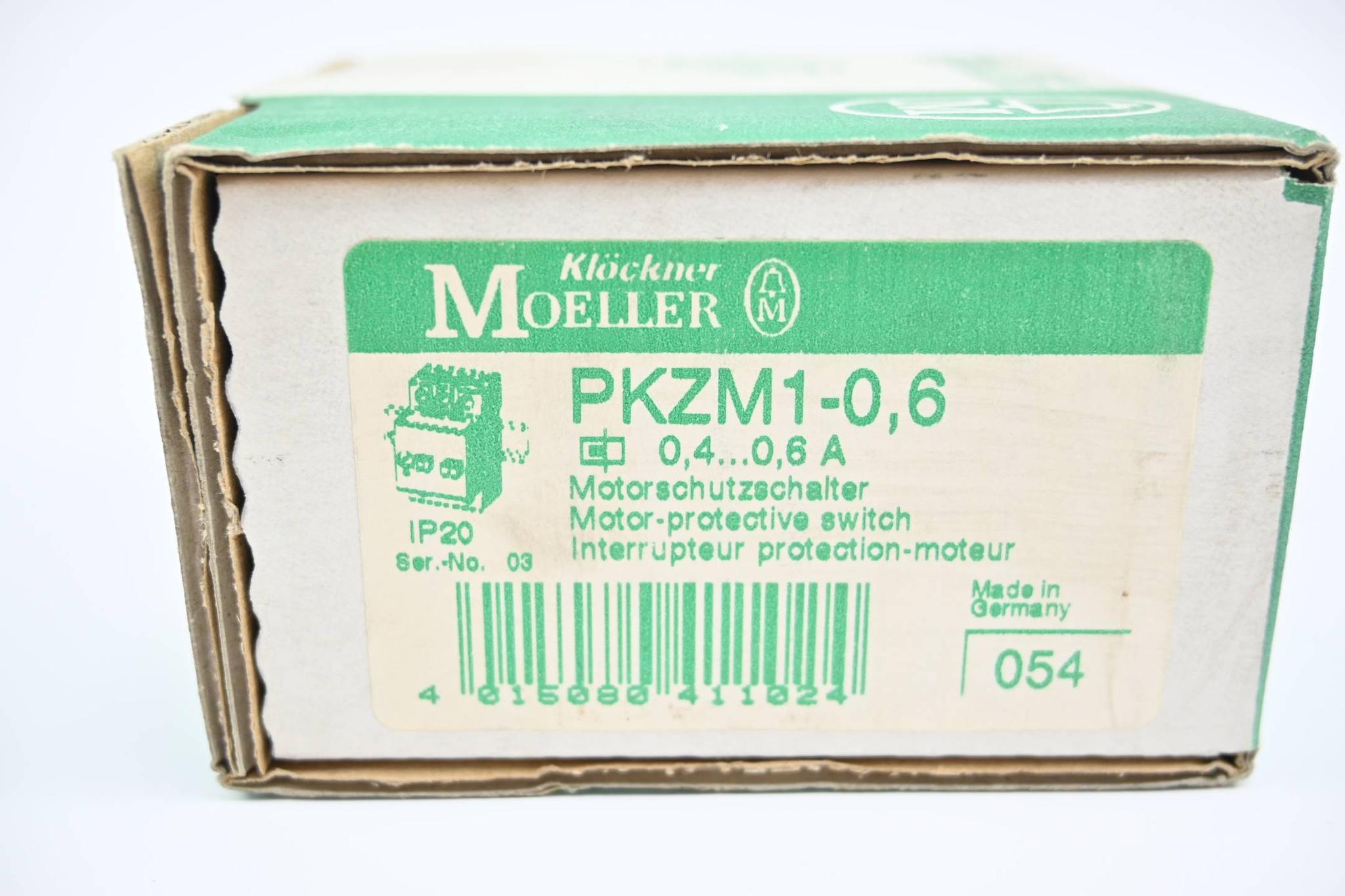 Produktfoto 3 von Klöckner Moeller Motorschutzschalter PKZM1-0,6 ( PKZM 1-0,6 )