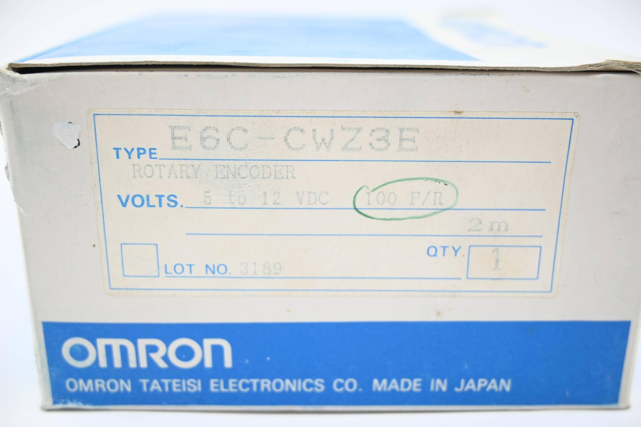 Produktfoto 3 von Omron Dreh Encoder 5-12 VDC 100 P/R 2m ( E6B-CWZ3E )