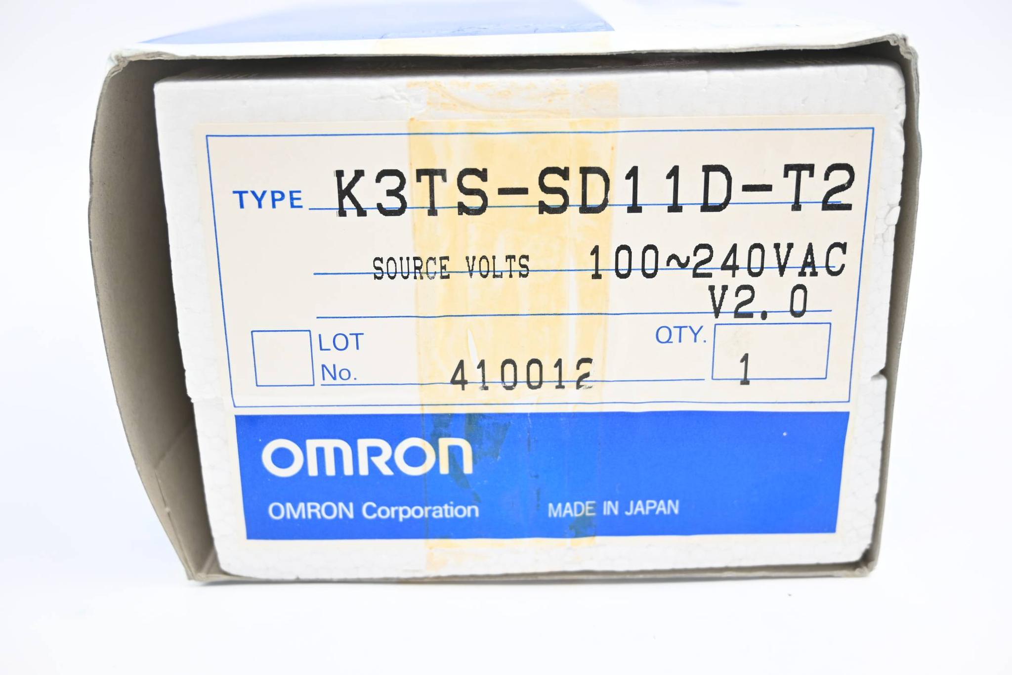 Produktfoto 4 von Omron Linear Sensor Intelligent Signal Processor 100-240 VAC ( K3TS-SD11D-T2 )