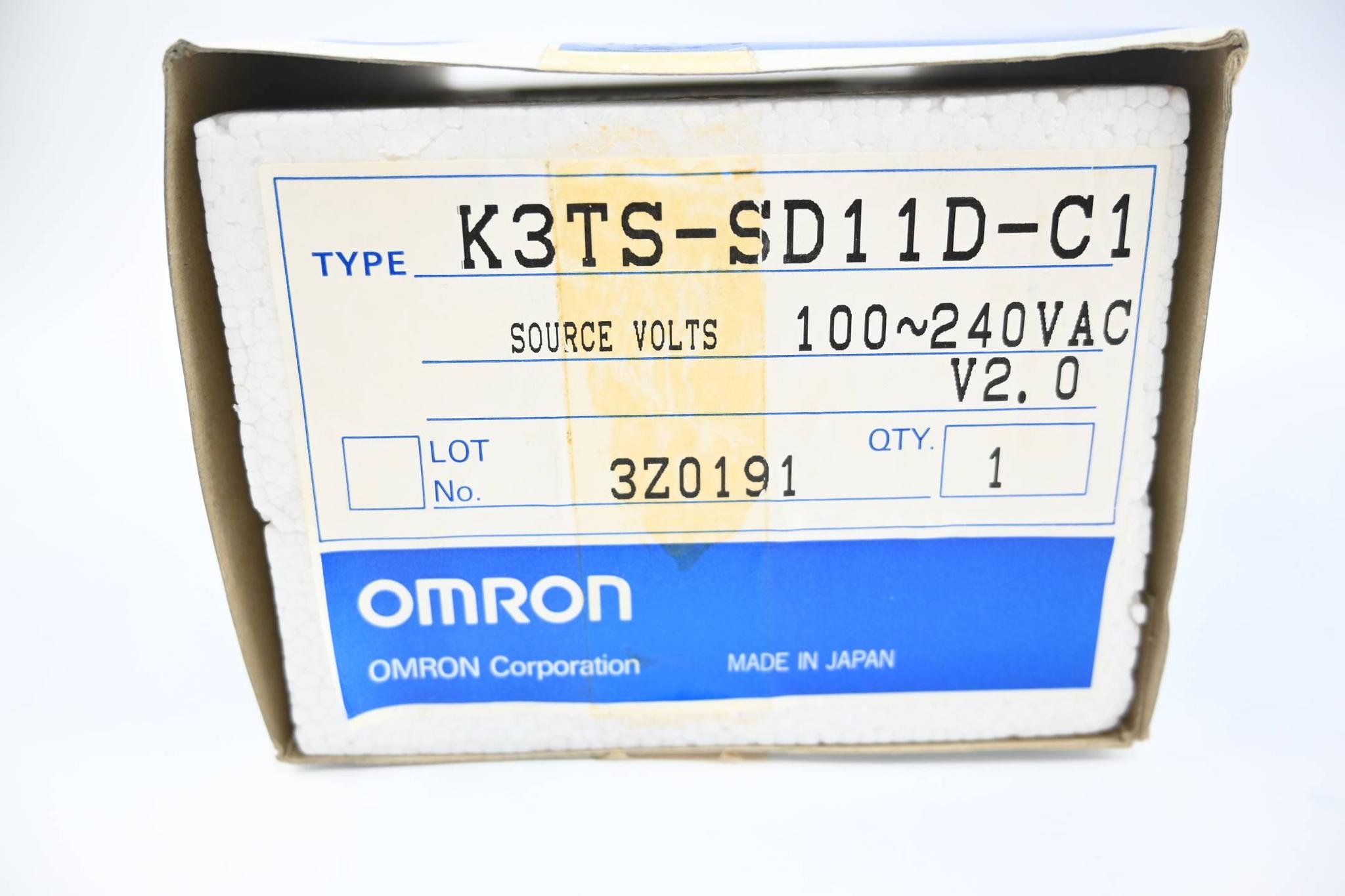 Produktfoto 3 von Omron Linear Sensor Intelligent Signal Processor 100-240 VAC ( K3TS-SD11D-C1 )