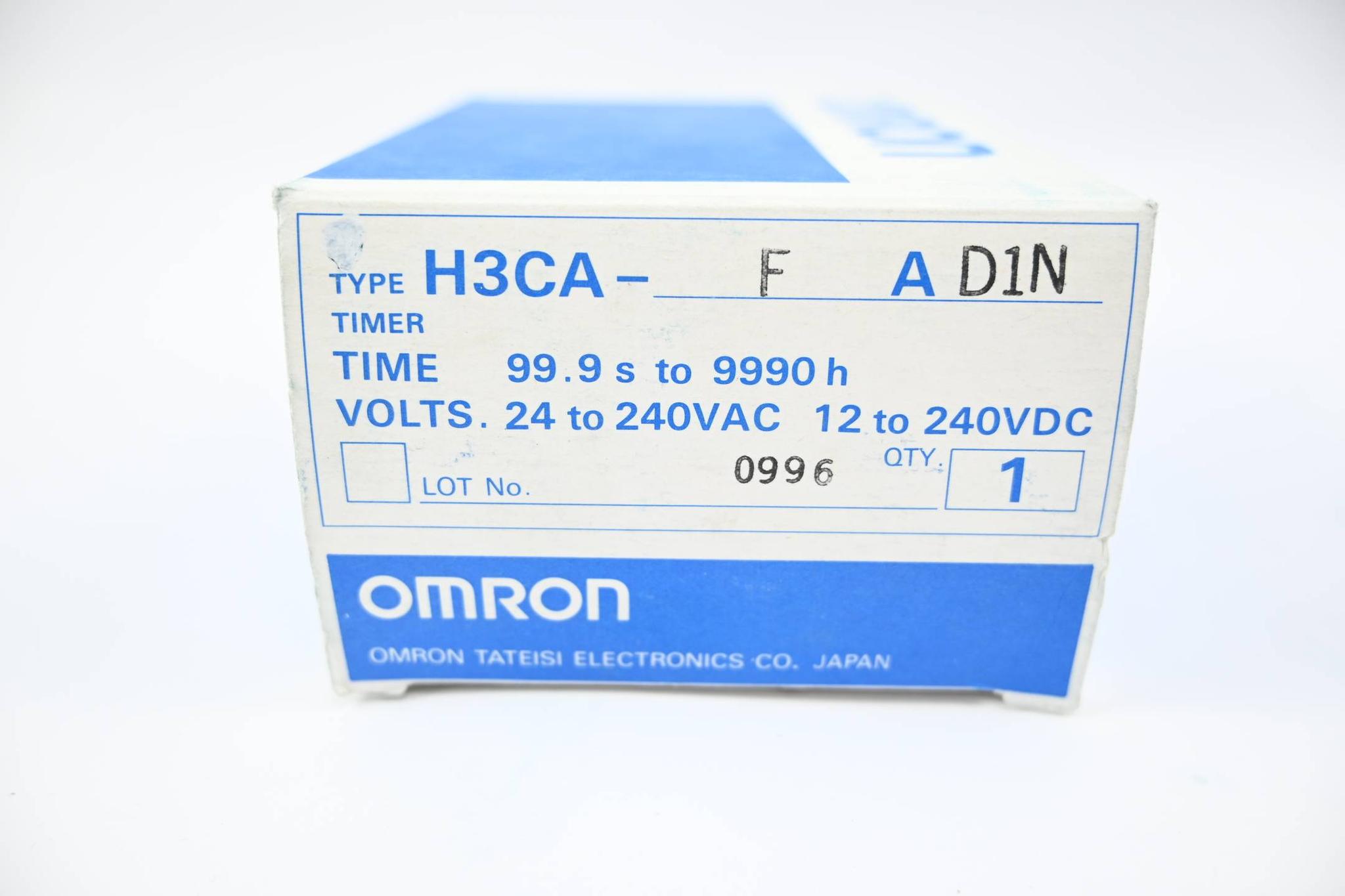 Produktfoto 3 von Omron Timer 99.9s-9990h 24-240 VAC 12-240 VDC ( H3CA-FA )