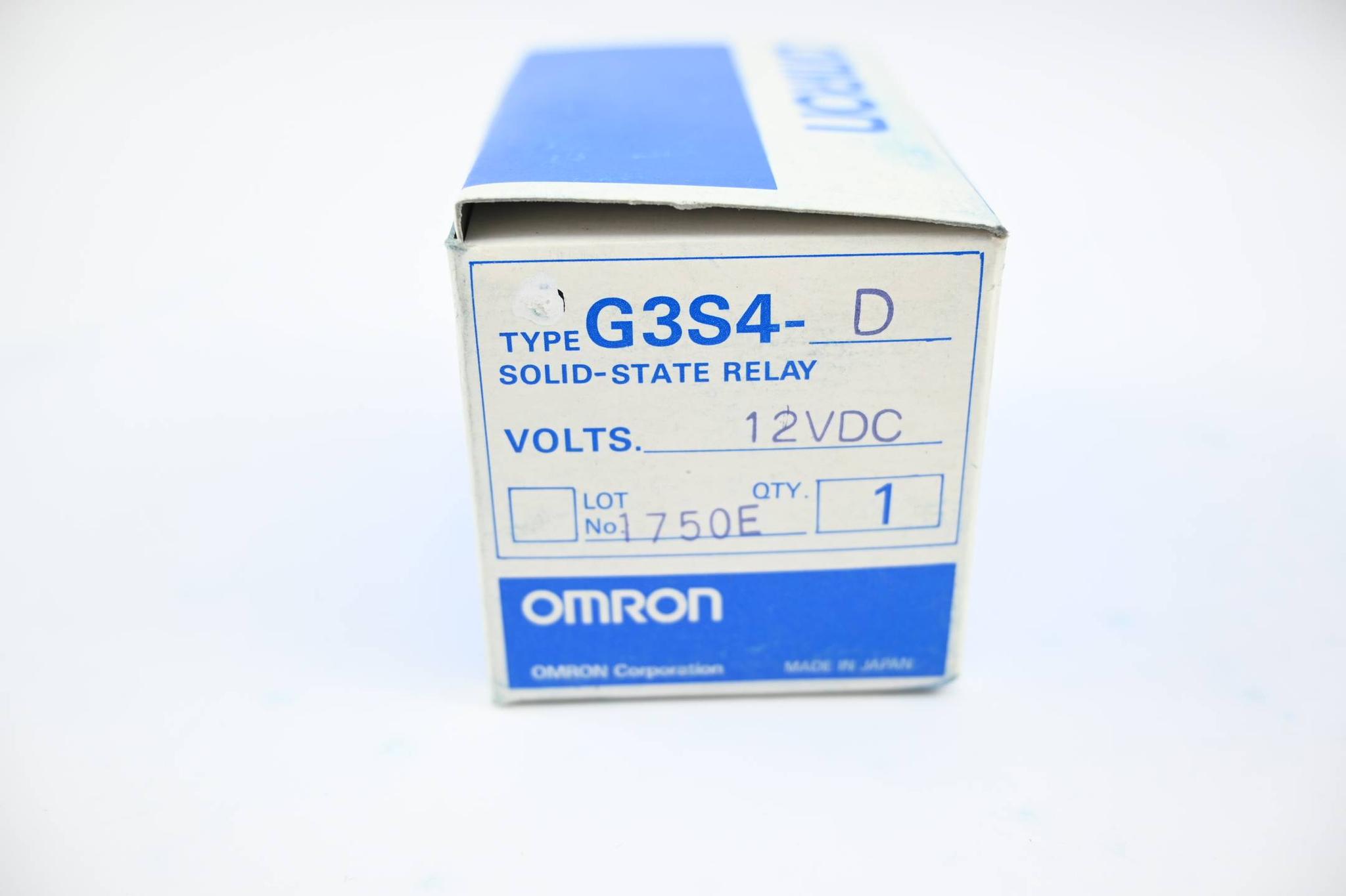 Produktfoto 3 von Omron Halbleiterrelais 12 VDC ( G3S4-D )