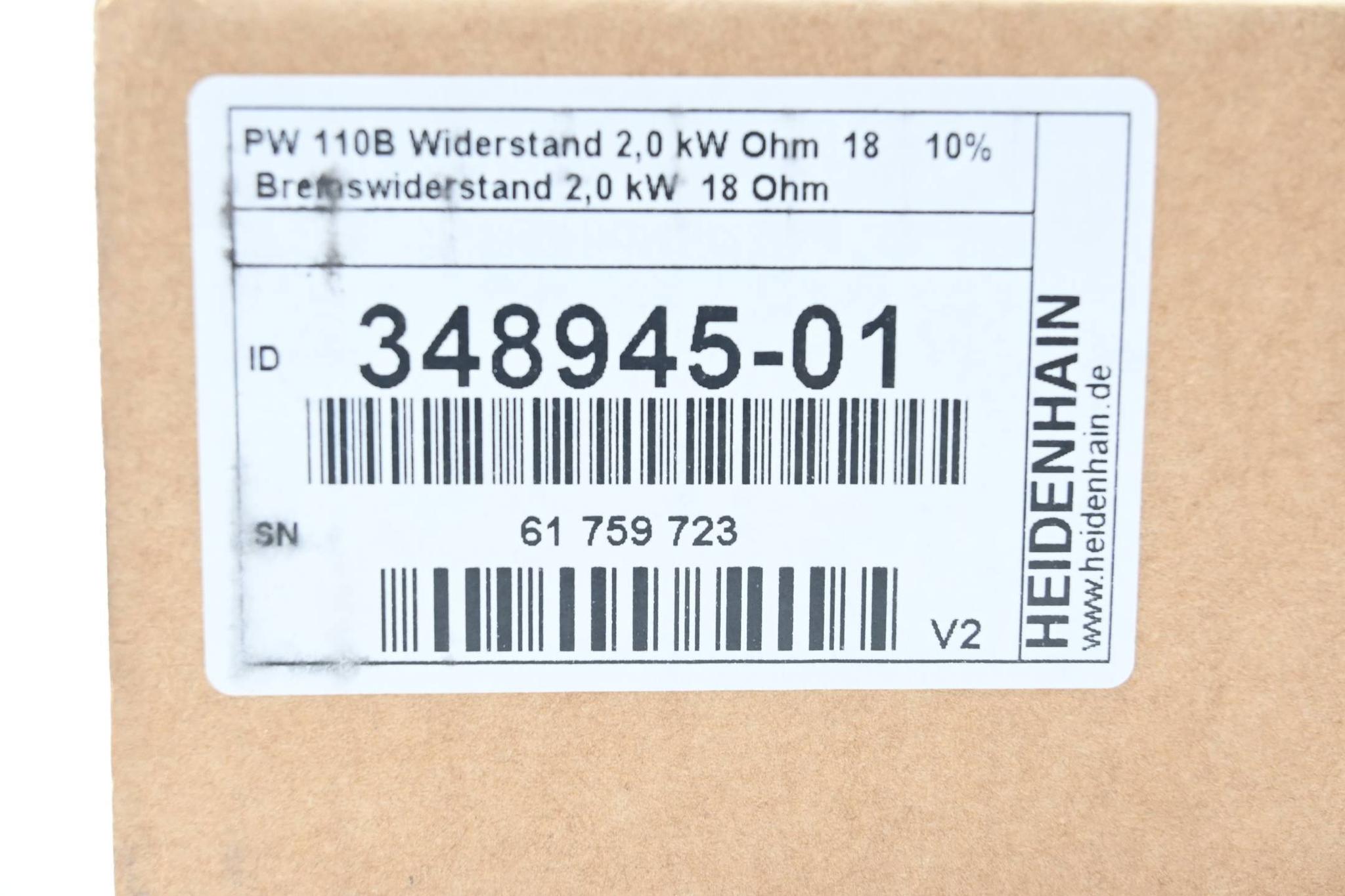 Produktfoto 1 von Heidenhain Pulswiderstandsmodul PW 110B ( 348945-01 ) Ver. V2