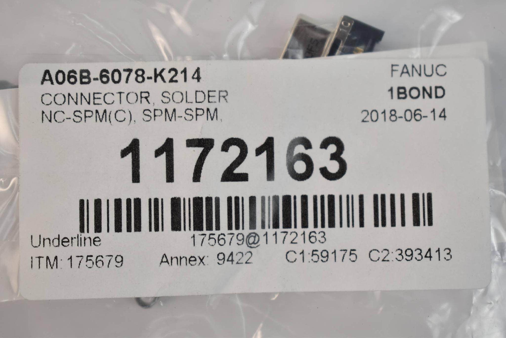 Produktfoto 2 von Fanuc Encoderstecker A06B-6078-K214