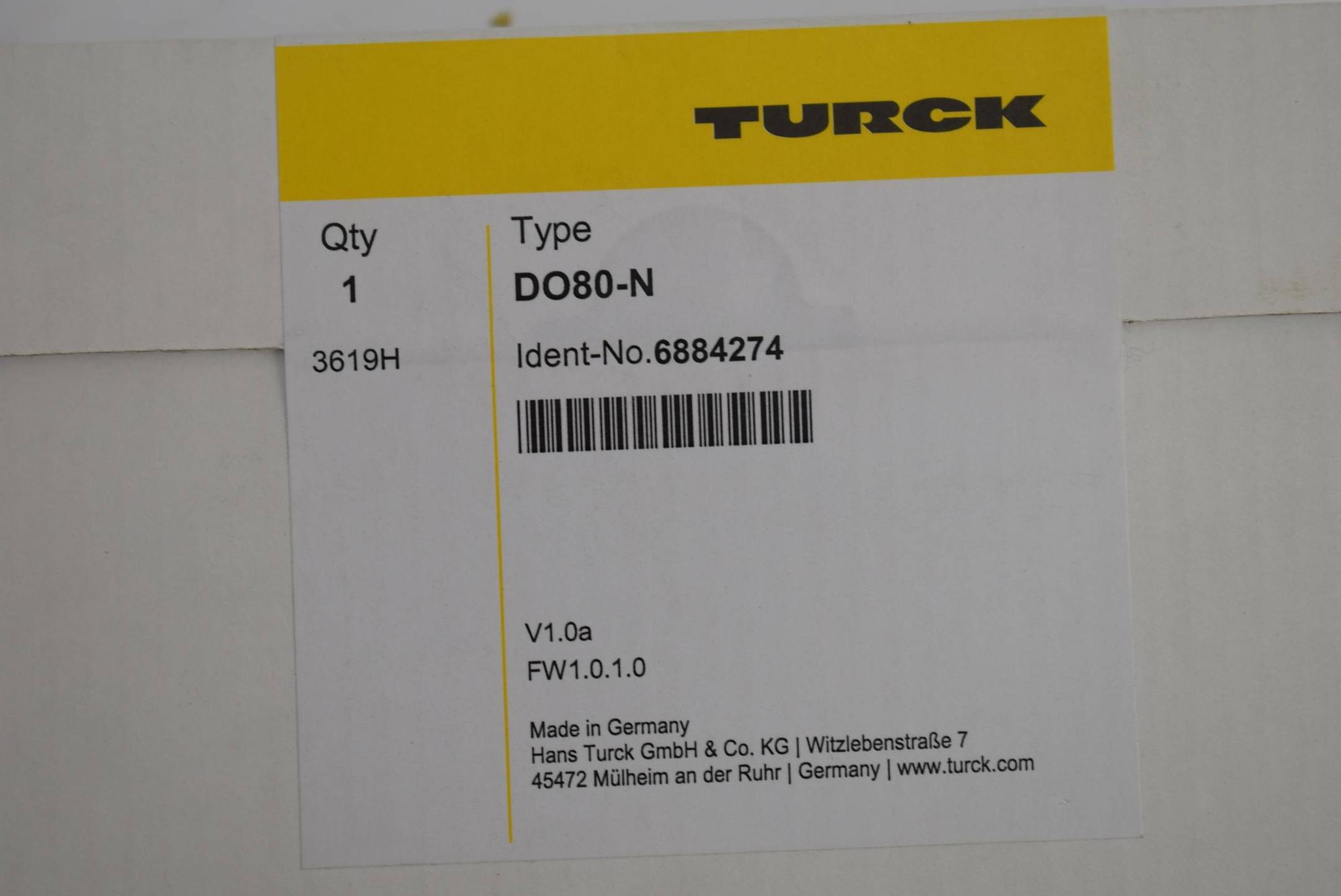 Produktfoto 1 von Turck 8 Kanal DO D080-N 6884274 ( 3619H )