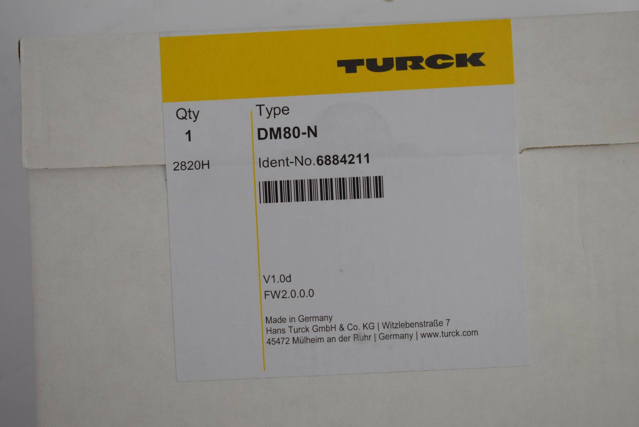 Produktfoto 1 von Turck 8 Kanal DI DO DM80-N 6884211 ( 2820H )