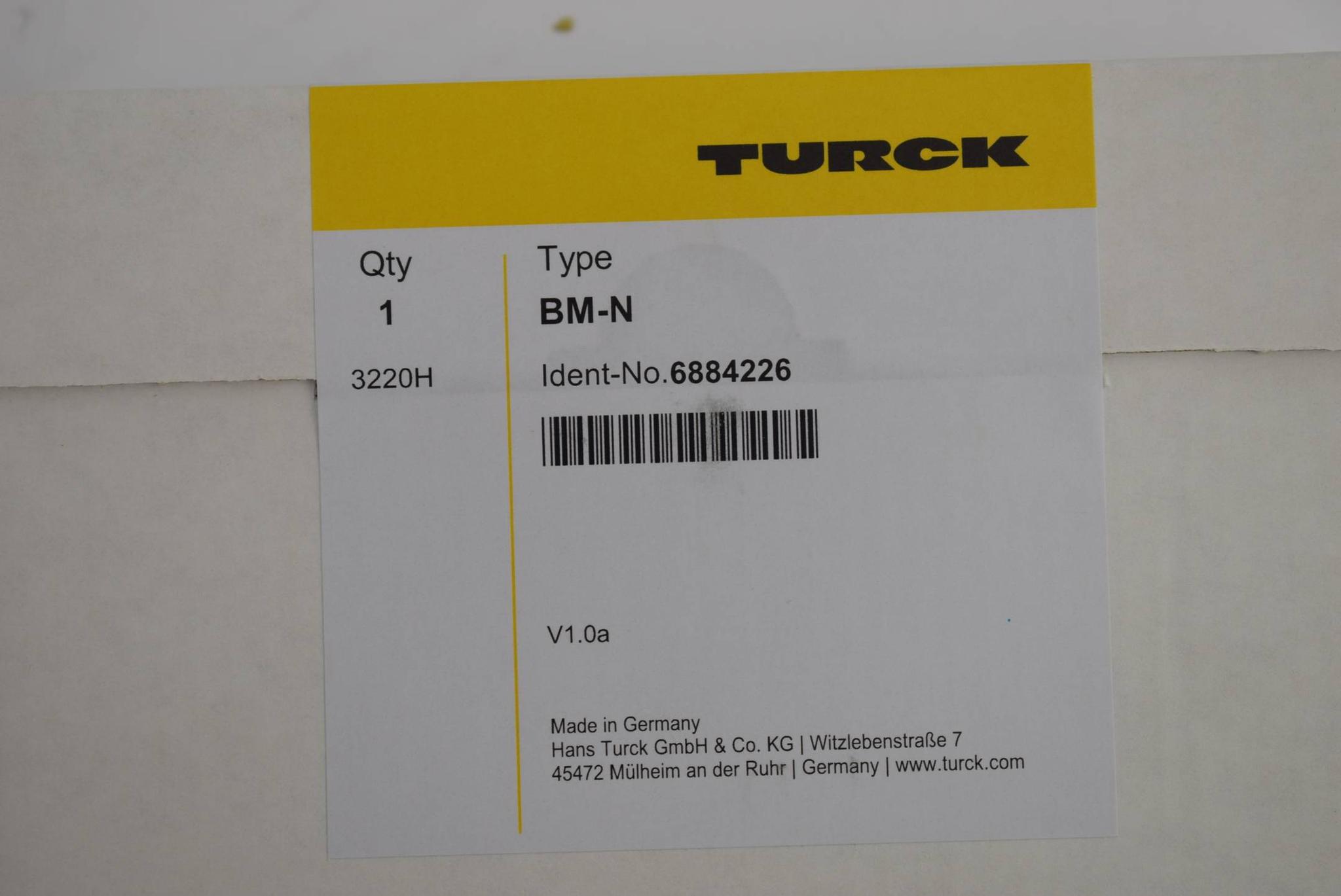 Produktfoto 1 von Turck Blindmodul BM-N 6884226 ( 3220H )