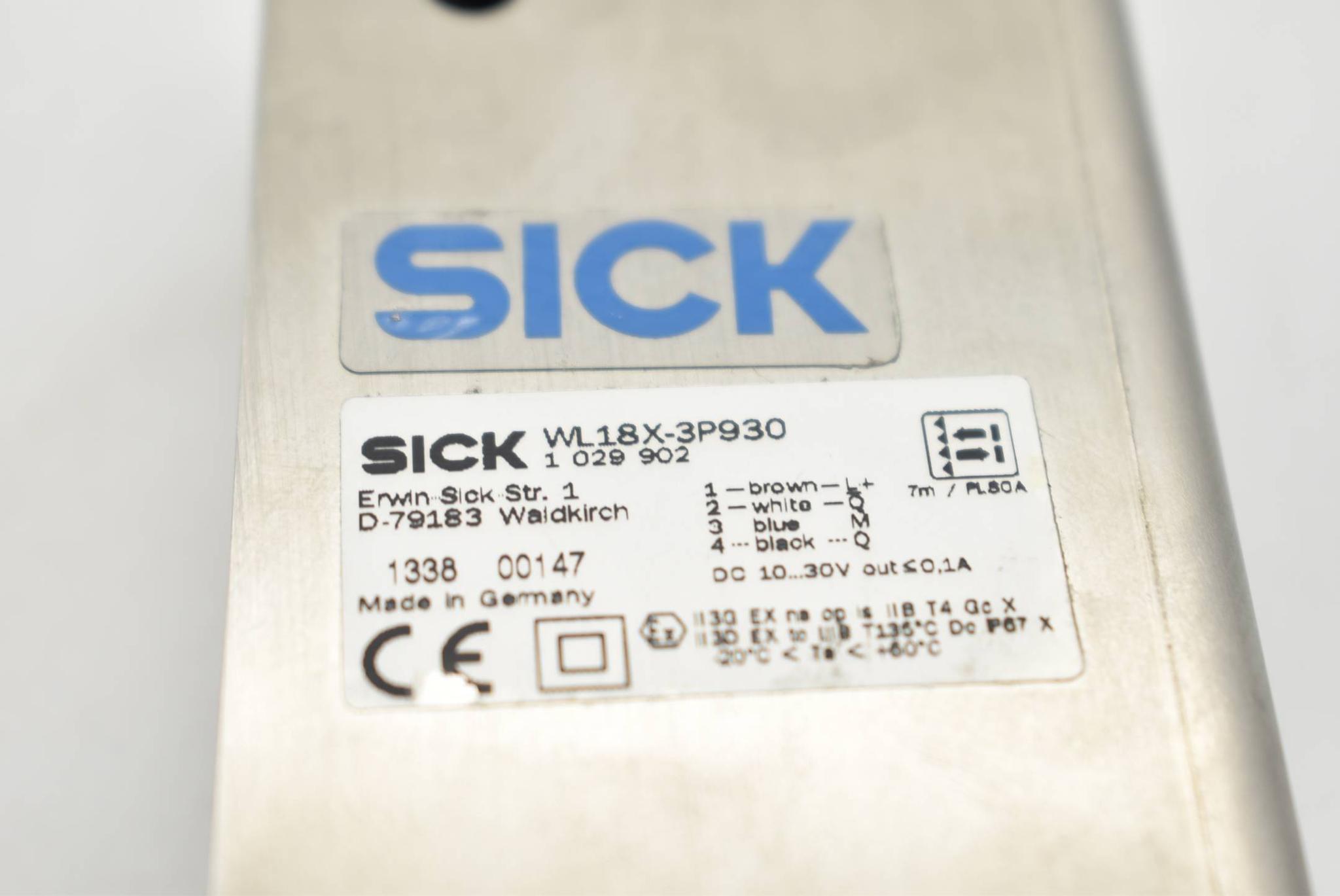 Produktfoto 2 von SICK WL18X-3P930 ( 1 029 902 ) 1029902