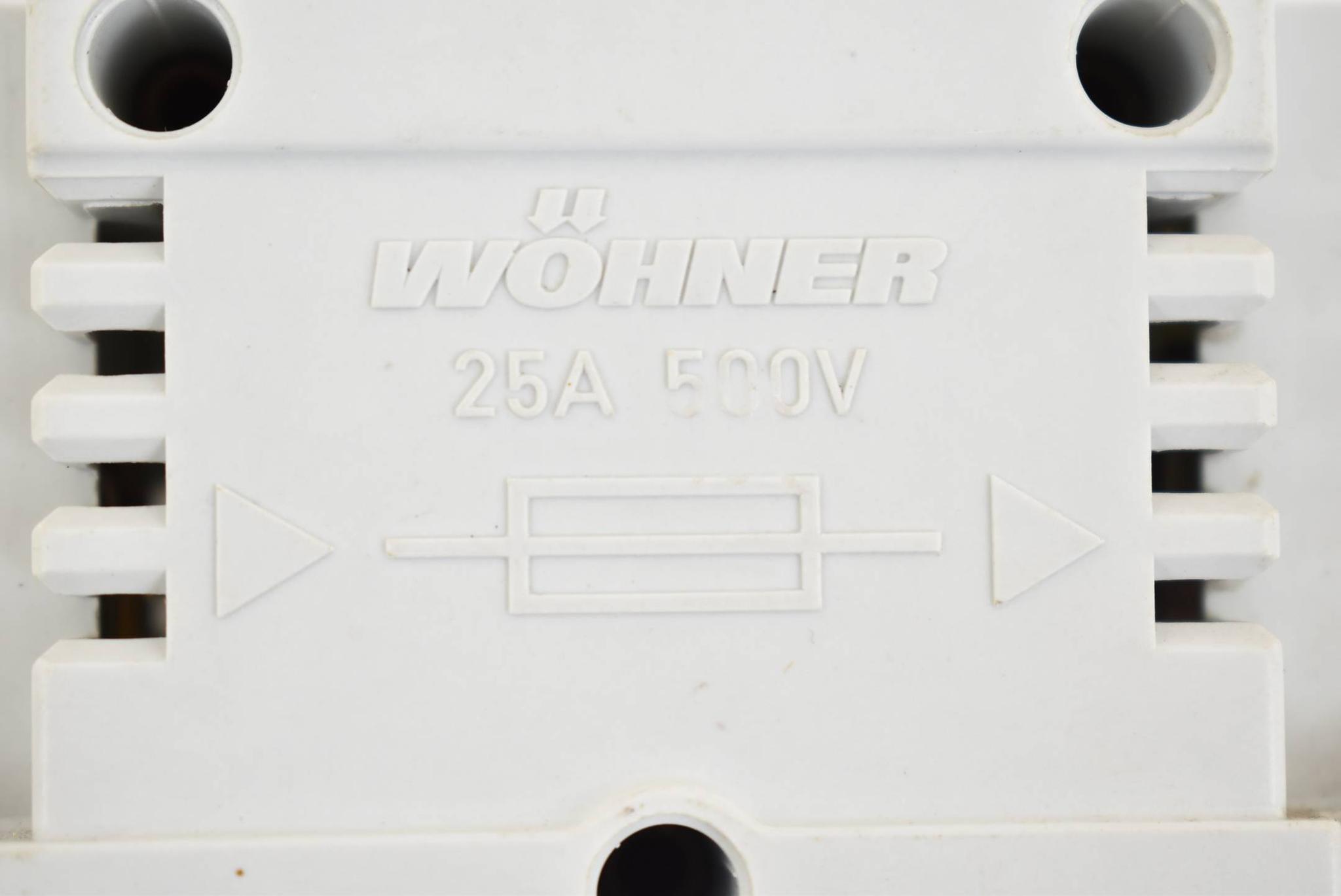 Produktfoto 1 von Wöhner Einbau- Sicherungssockel 25A 500V