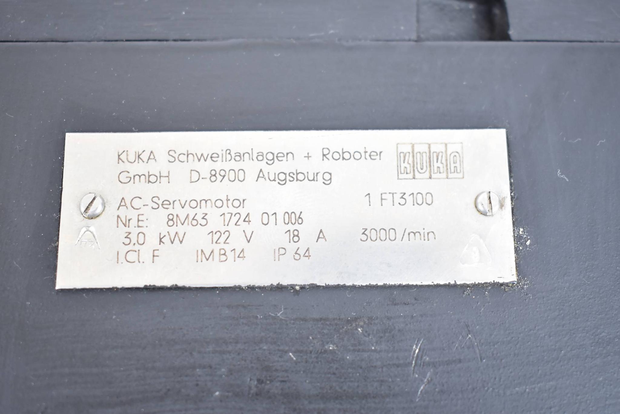 Produktfoto 3 von KUKA AC-Servomotor 1 FT3100