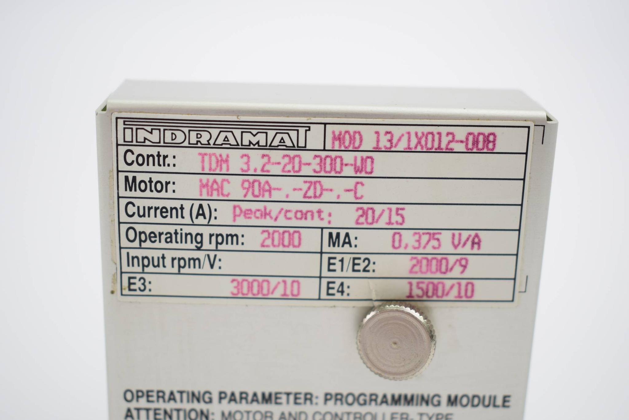 Produktfoto 2 von Indramat programmierbares Modul MOD 13/1X012-008