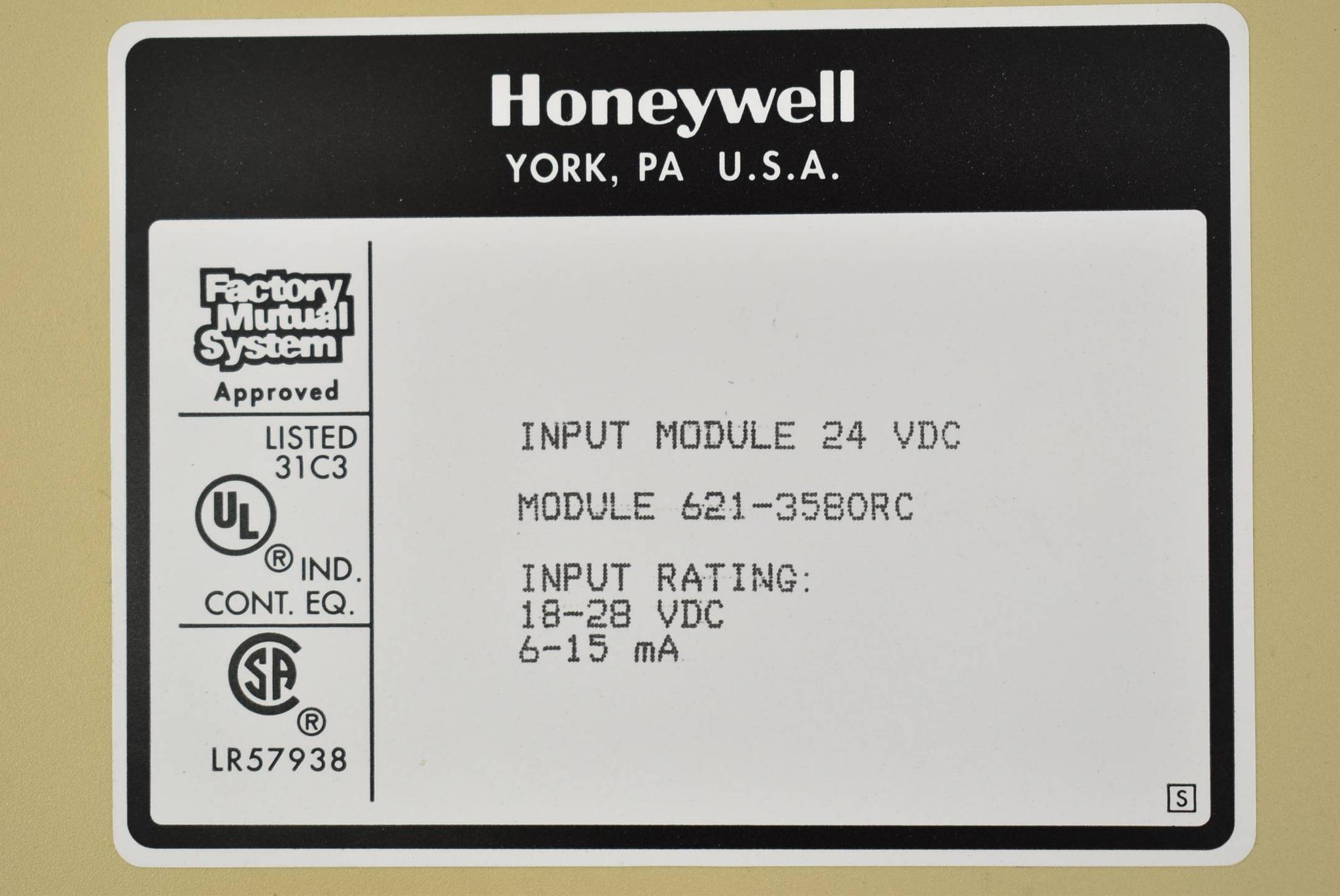 Produktfoto 3 von Honeywell Eingangsmodul 24VDC 18-28VDC 6-15A 621-35B0RC