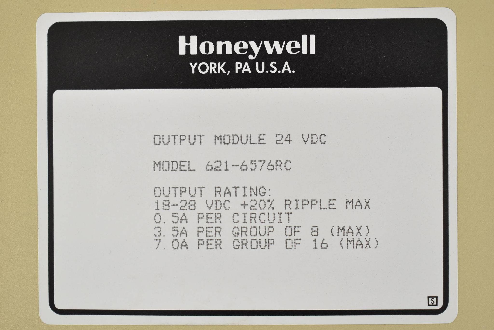 Produktfoto 3 von Honeywell Ausgangsmodul 24VDC 18-28VDC 621-6576RC