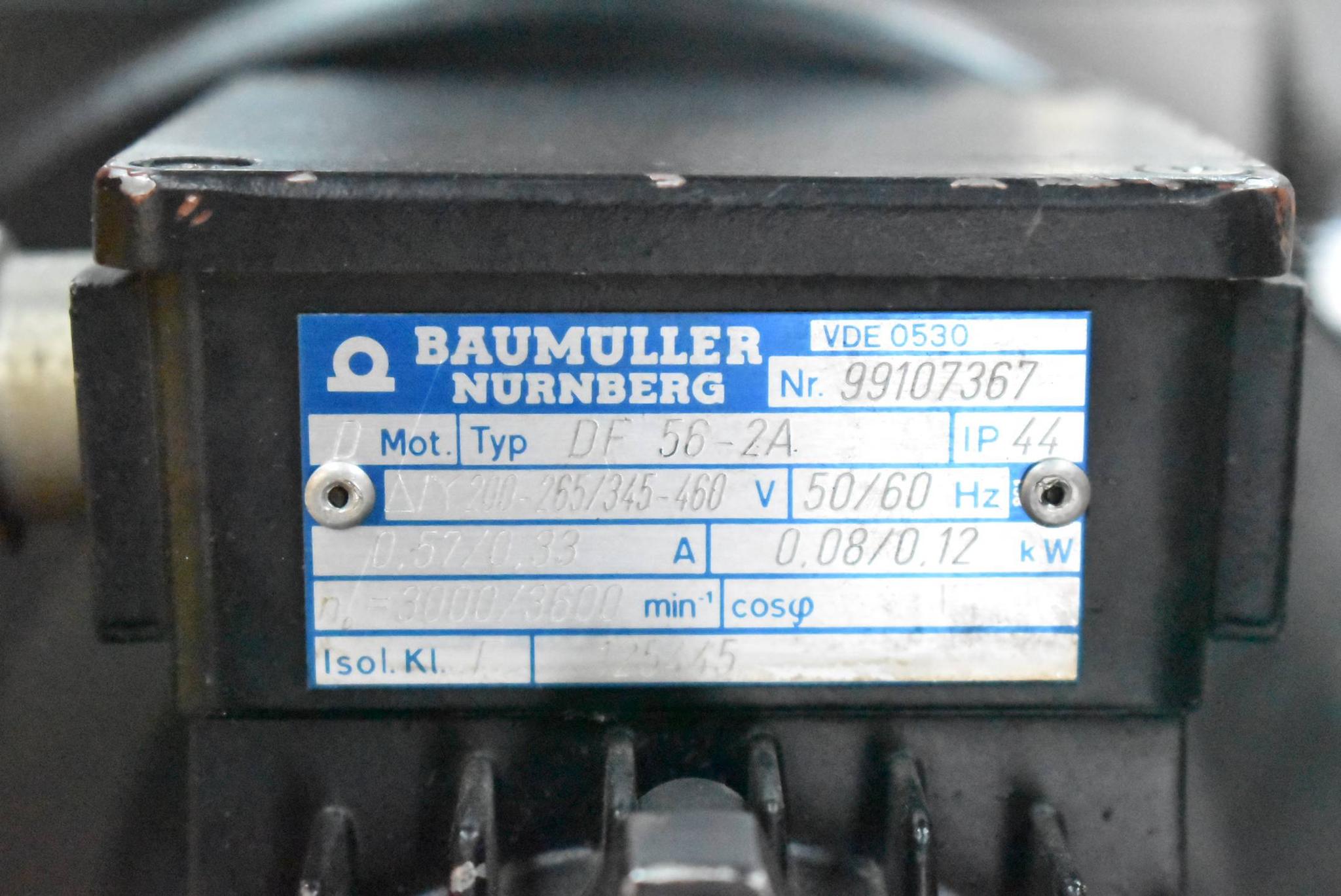 Produktfoto 5 von Baumüller Servomotor 12kW 29A 1500rpm 540V DS 103  L 155 inkl. DF56-2A