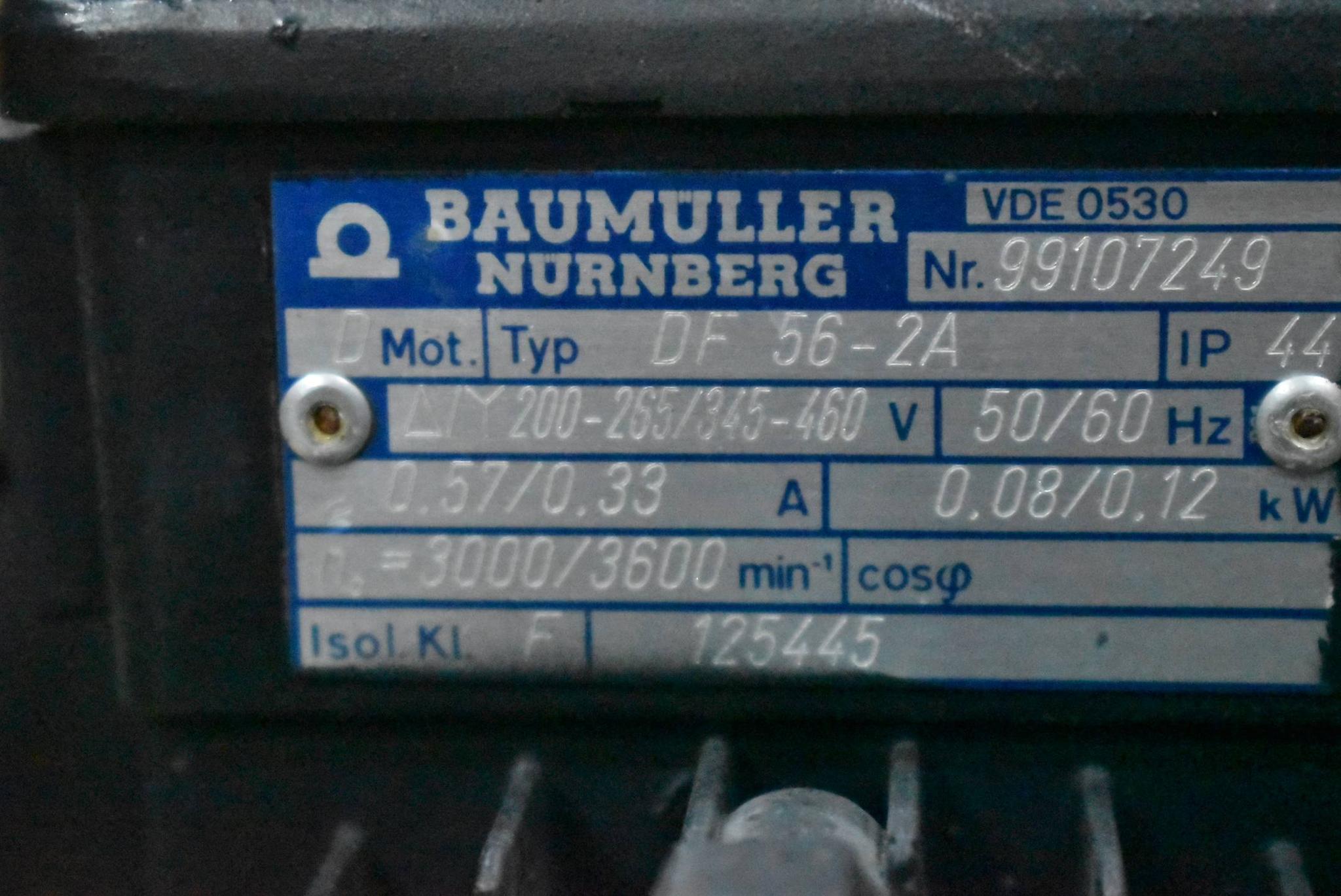 Produktfoto 4 von Baumüller Servomotor 540V 21Kw 4000rpm DSG 103 M-405 inkl. DF56-2A