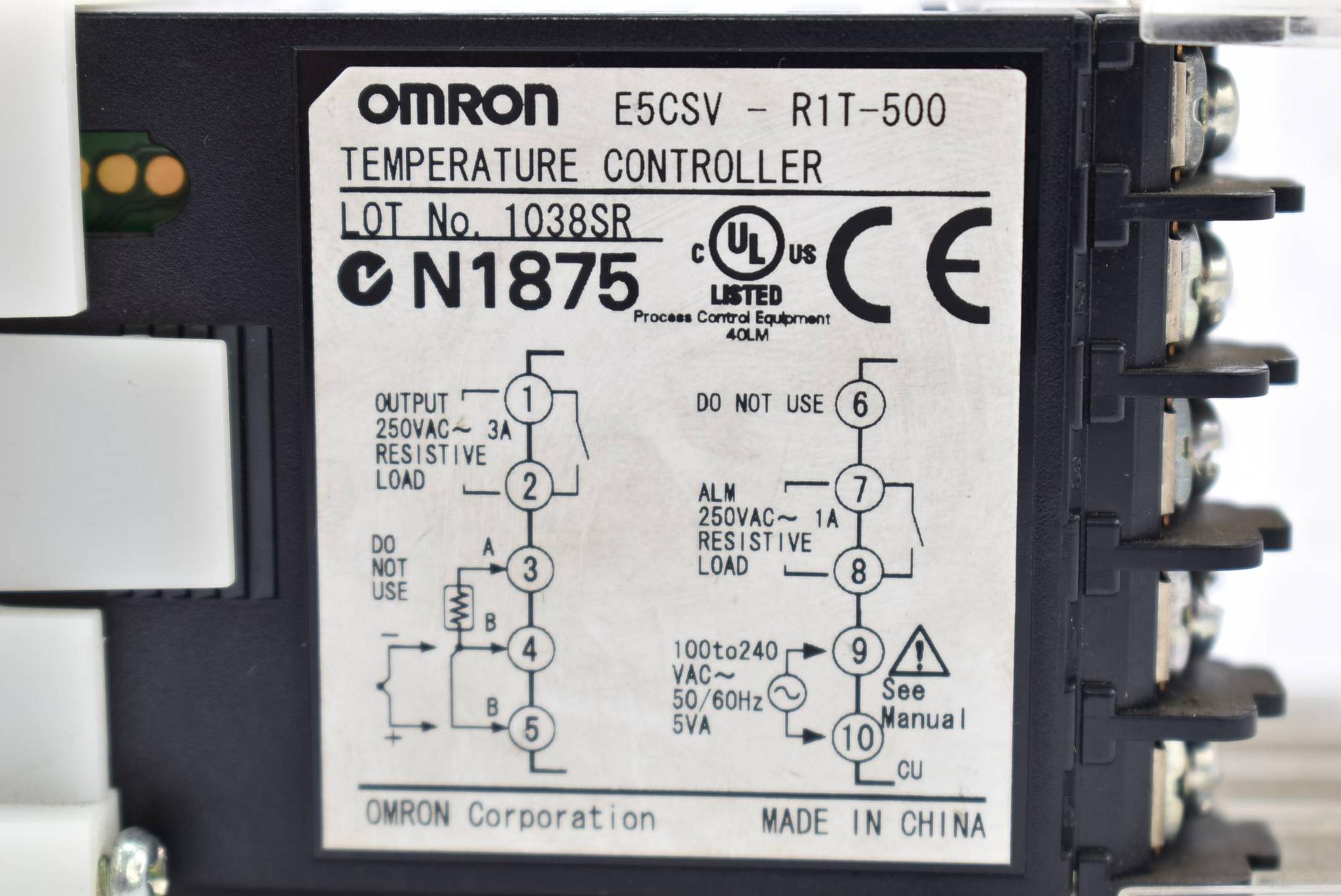 Produktfoto 2 von Omron Temperaturregler E5CSV-R1T-500