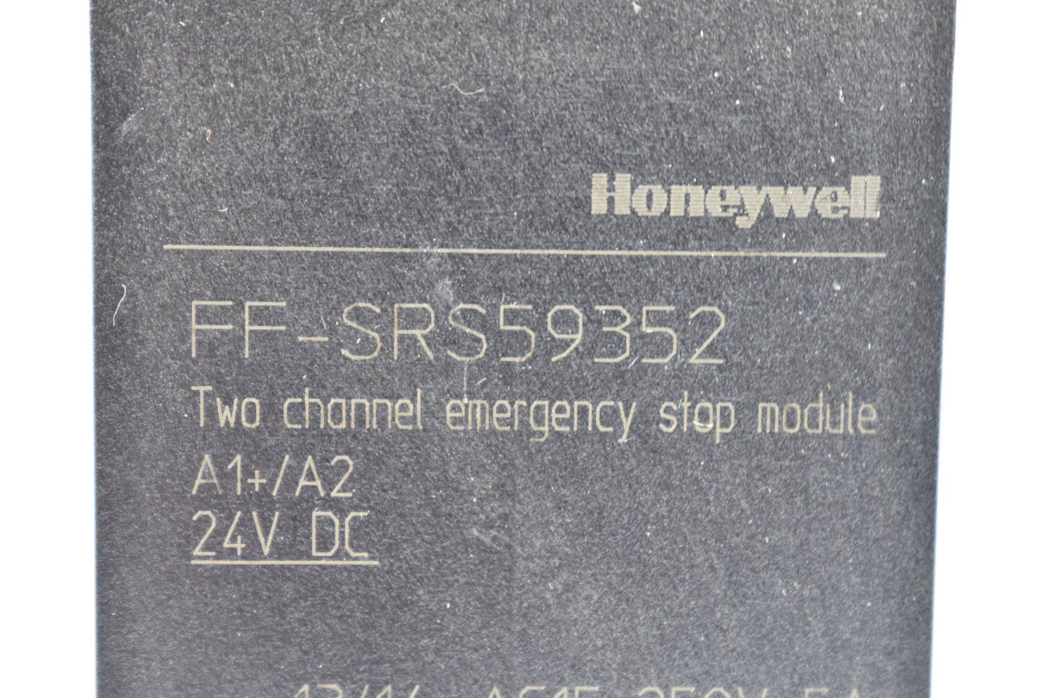 Produktfoto 2 von Honeywell Zweikanaliges Not-Slop-Modul 24VDC 5A FF-SRS59352