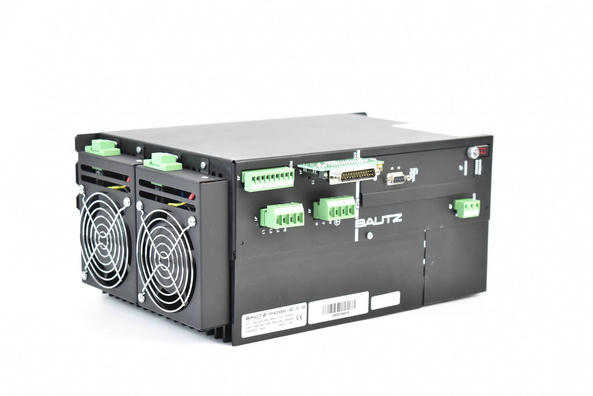 Produktfoto 1 von Bautz SCE 900 Servo-Verstärker 400VAC 50/60Hz 7,5kVA 11,25A SCE935A2-002-01-BA