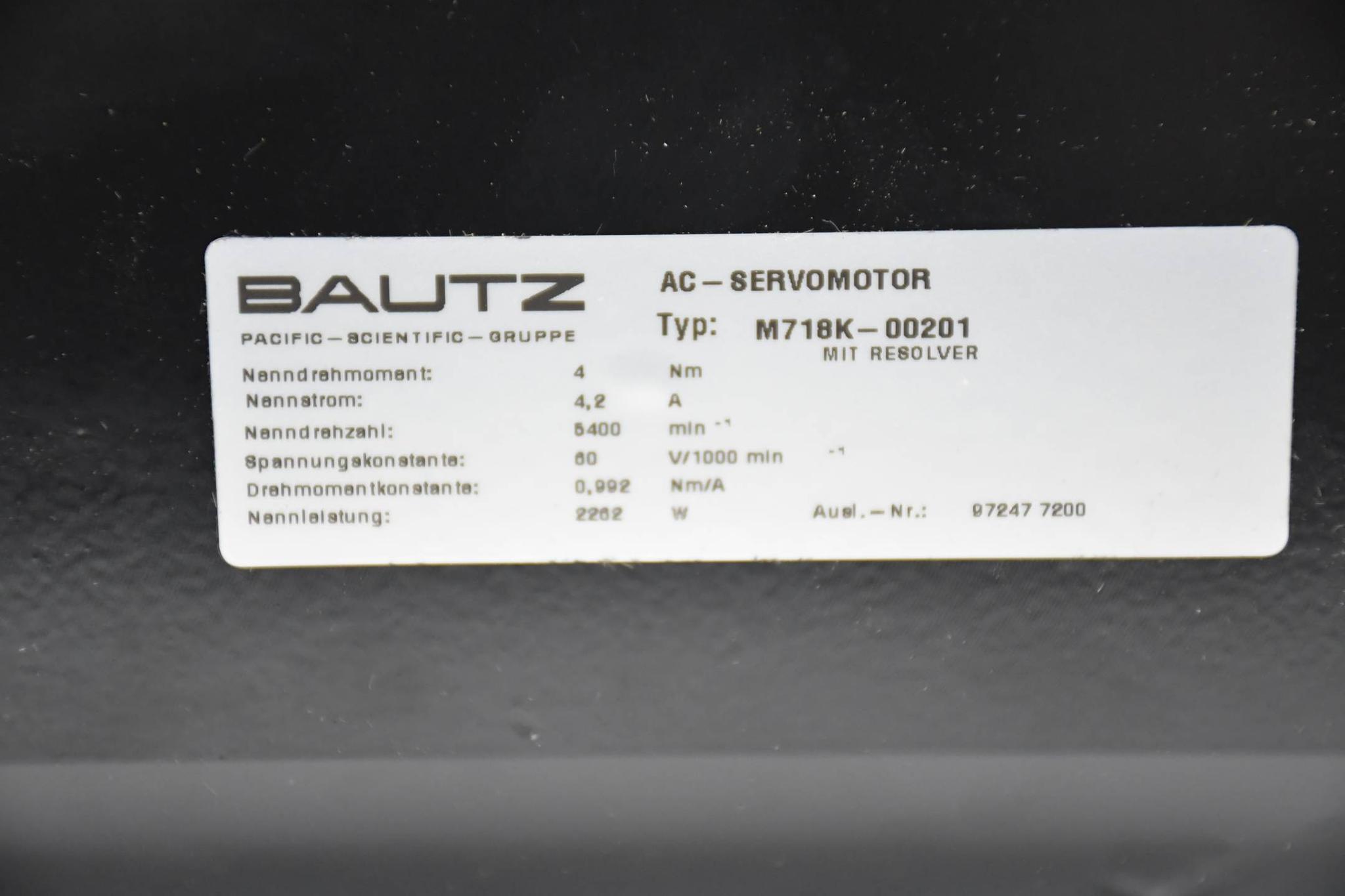 Produktfoto 3 von Bautz AC-Servomotor M718K-00201