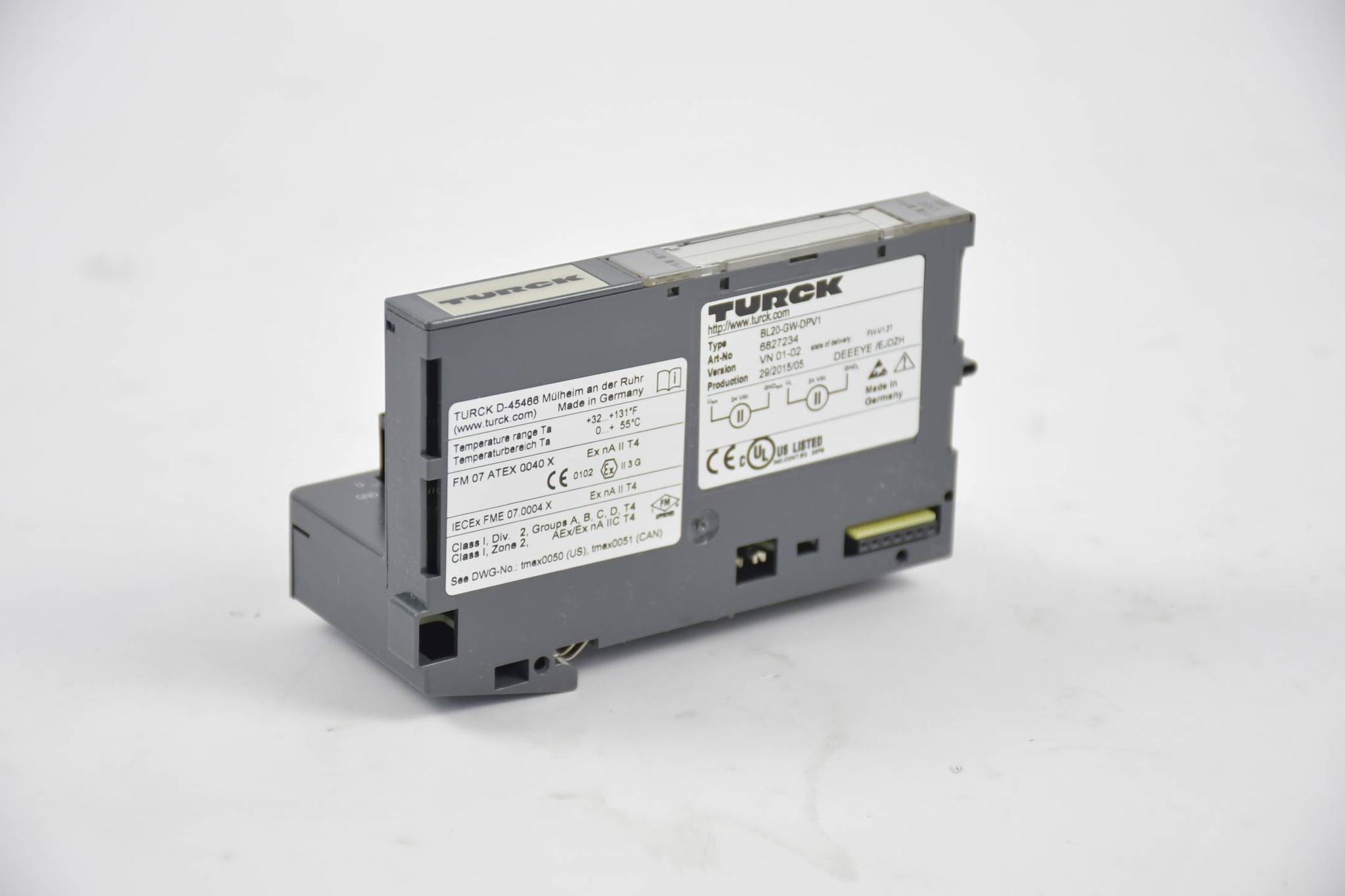 Produktfoto 2 von Turck Gateway für das BL20 I/O-System BL20-GW-DPV1 ( 6827234 )