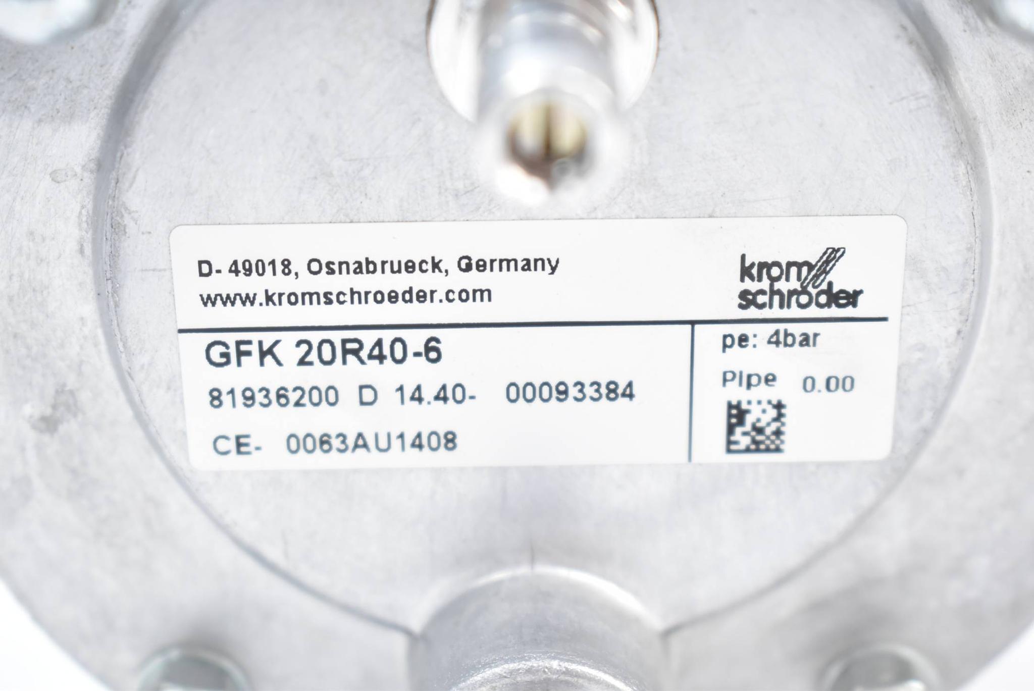 Produktfoto 2 von Krom Schröder Gasfilter 4bar 3/4" GFK 20R40-6