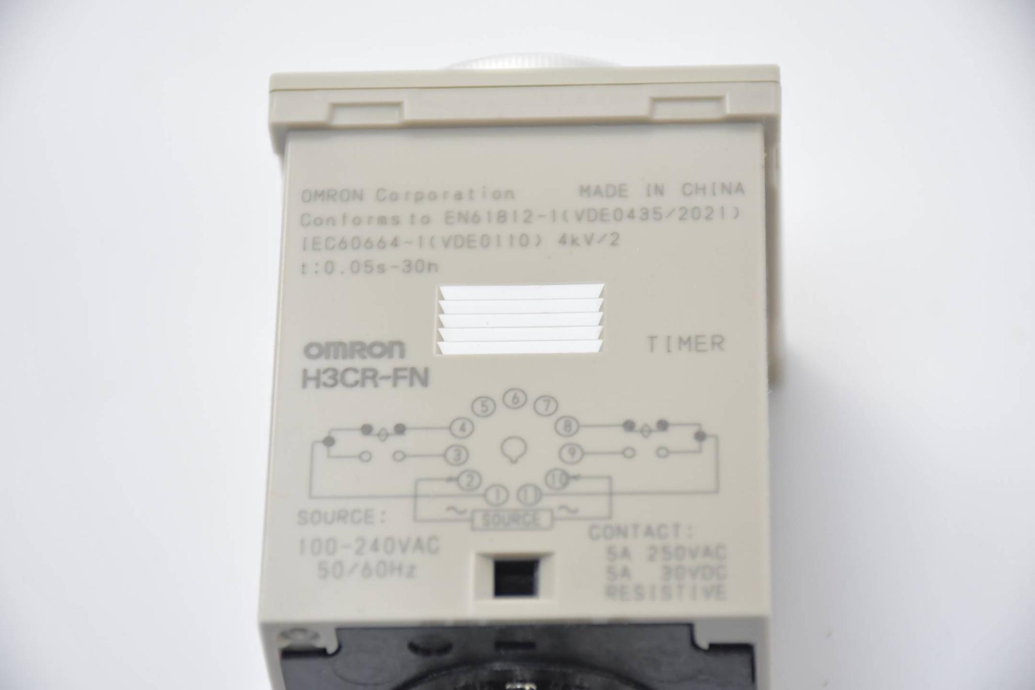 Produktfoto 2 von Omron Twin Timer 1.2s-30h 100-240 VAC ( H3CR-FN-300 )