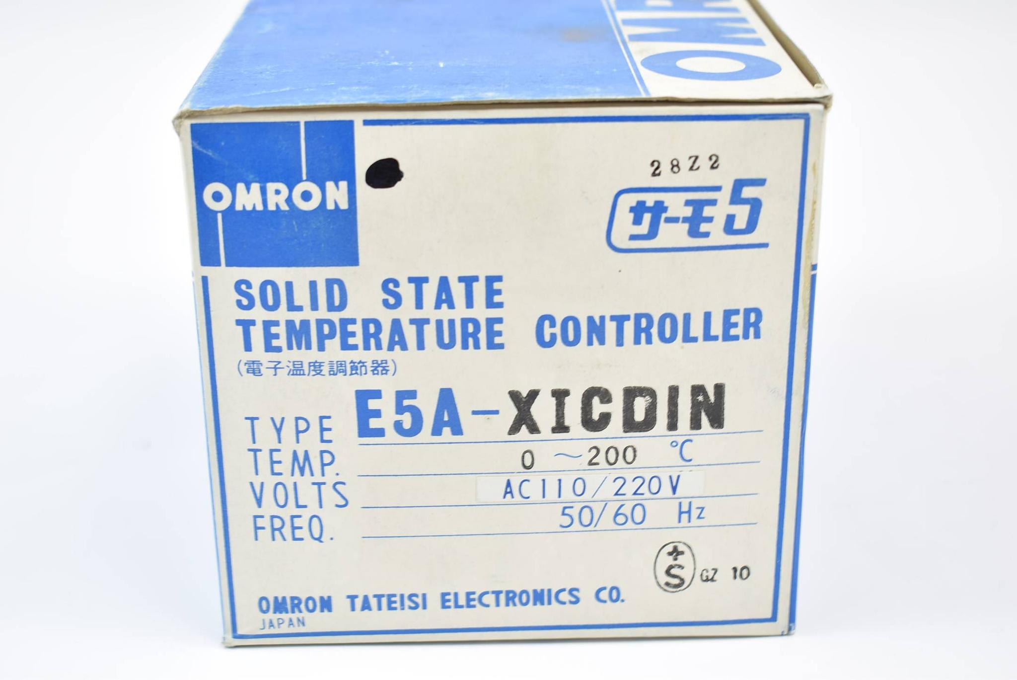 Produktfoto 3 von Omron Solid State Temperature Controller E5A-XICDIN ( 0 - 200°C AC 110 / 220 V )