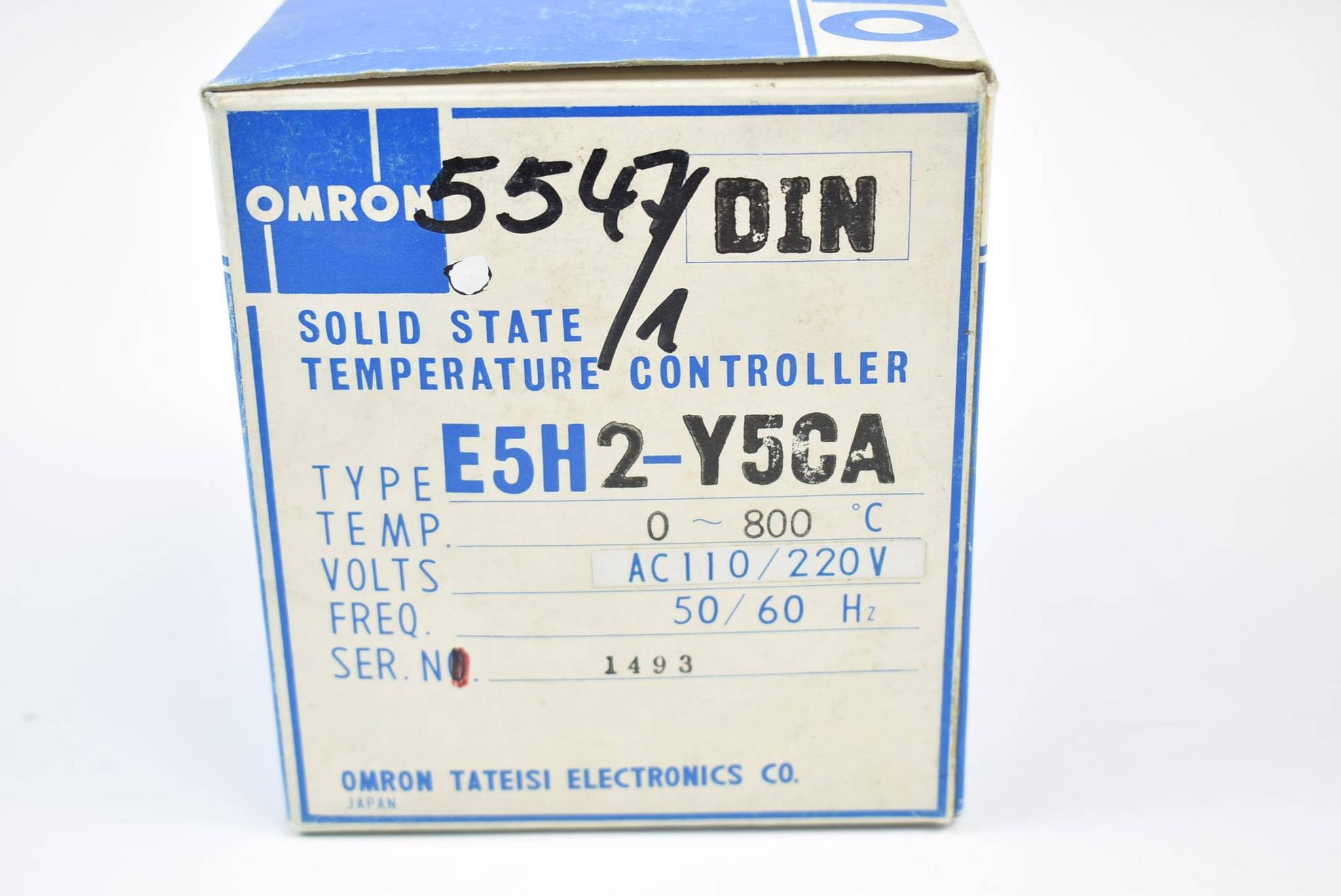 Produktfoto 3 von Omron Solid Temperature Controller E5H2-Y5CA DIN ( 0 - 800°C AC 110 / 220 V )