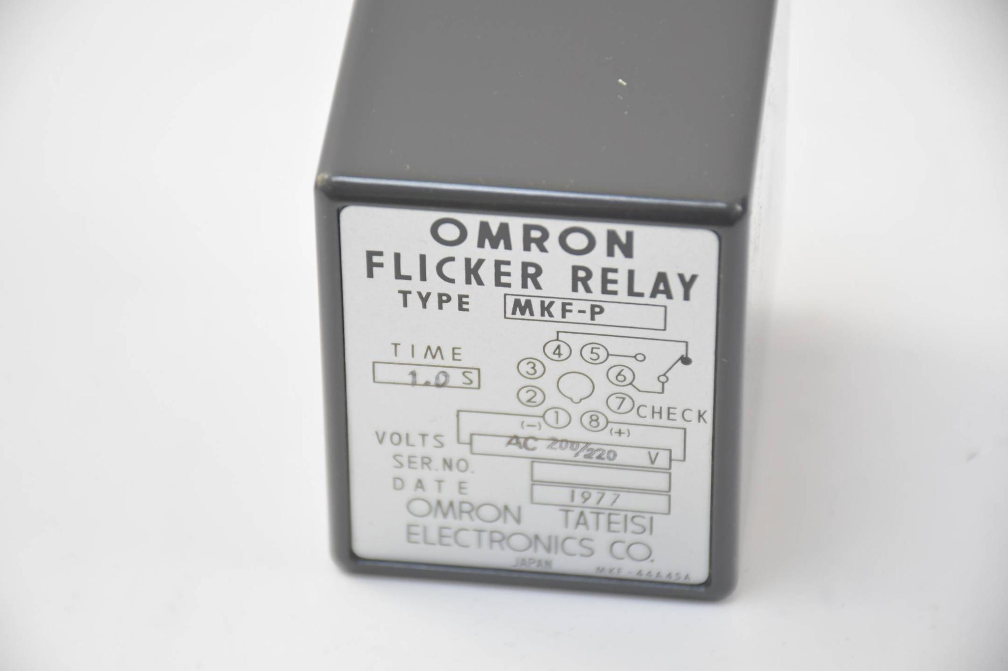 Produktfoto 2 von Omron Flicker Relay AC200/220 V1.0S ( MKF-P )