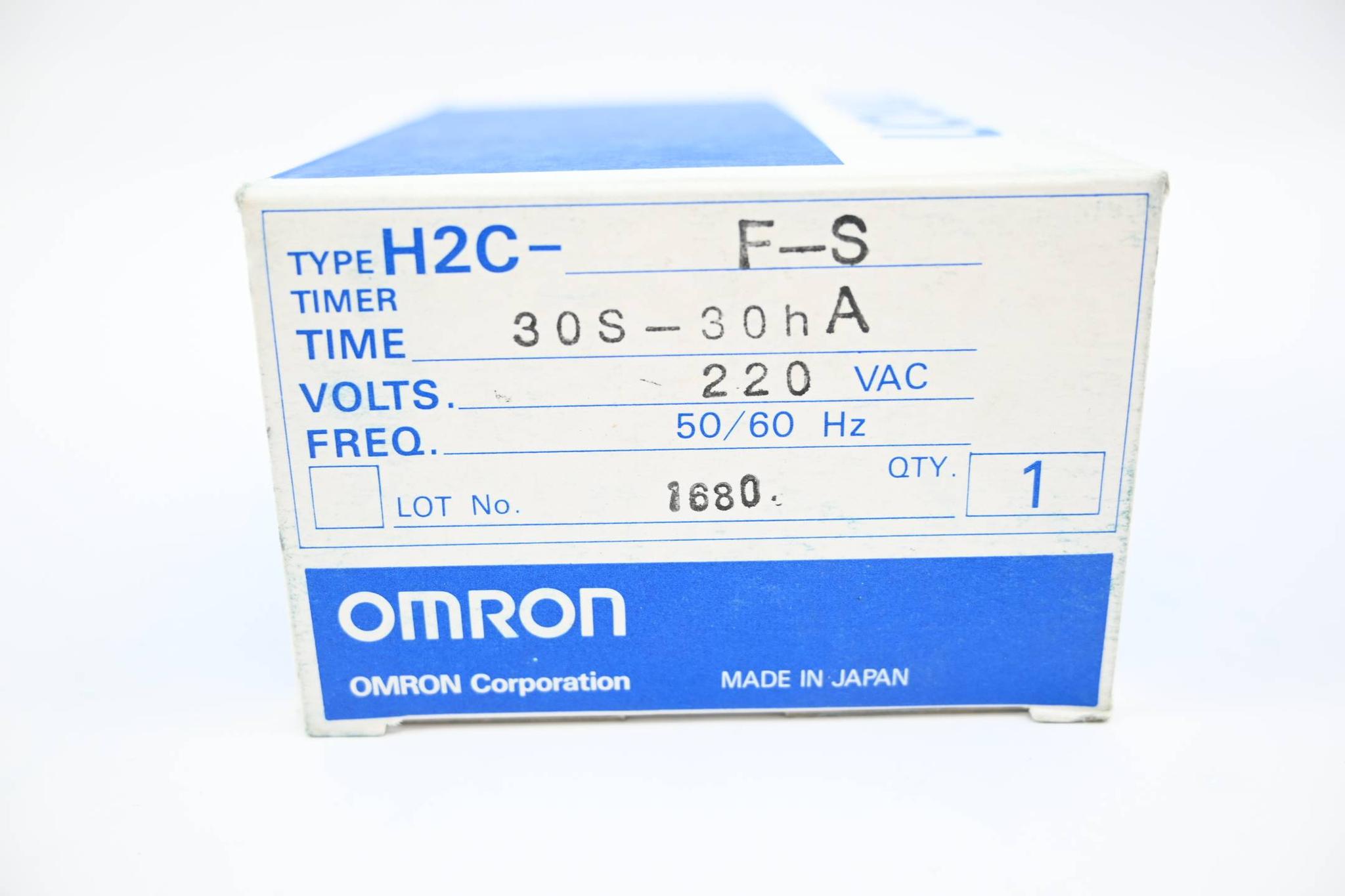 Produktfoto 3 von Omron Timer 30s-30h 220VAC ( H2C-F-S )( H2C-F )