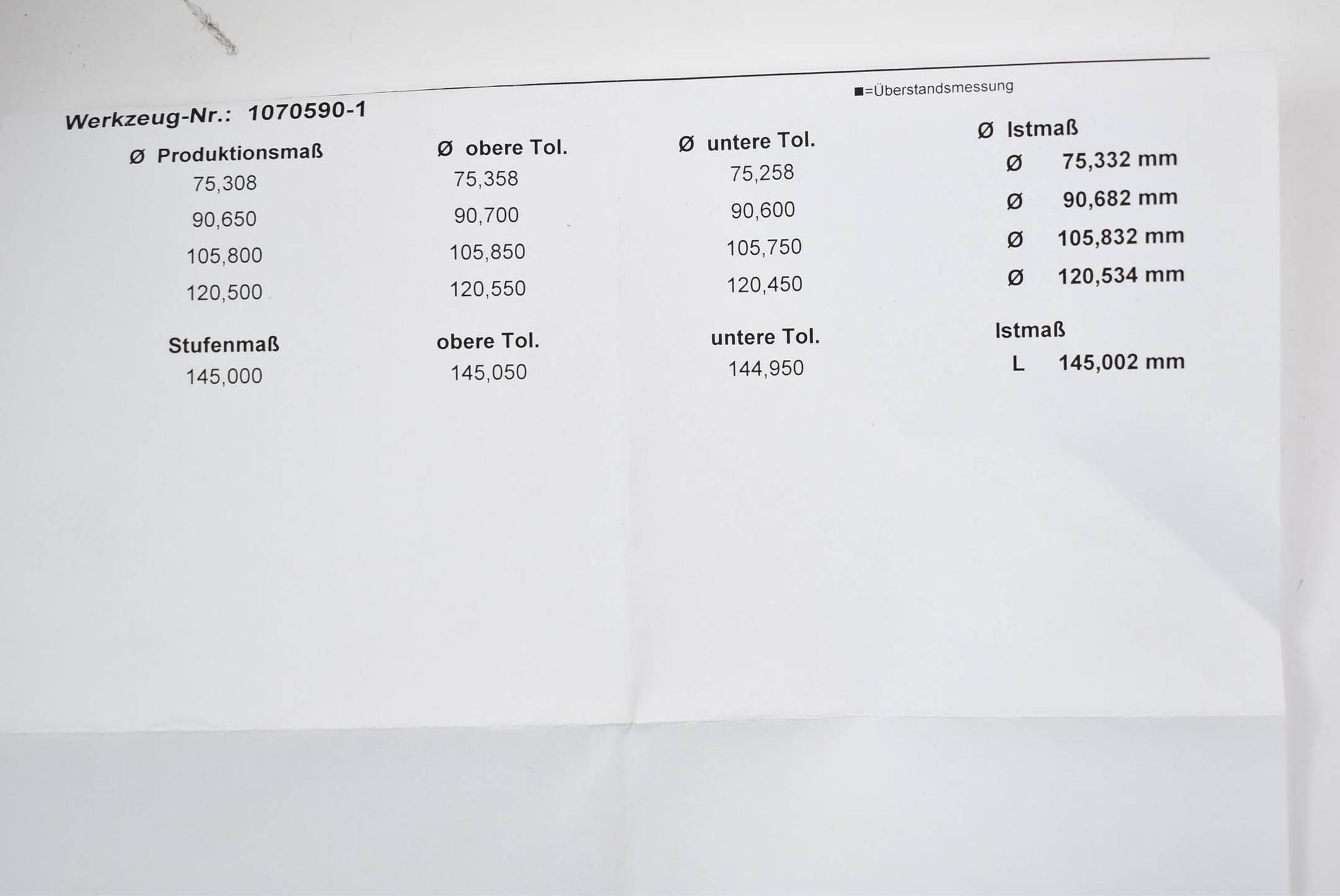 Produktfoto 3 von Mapal-WWS 1070590-1 F3002968-000/c 2.Spannung Tool 8038