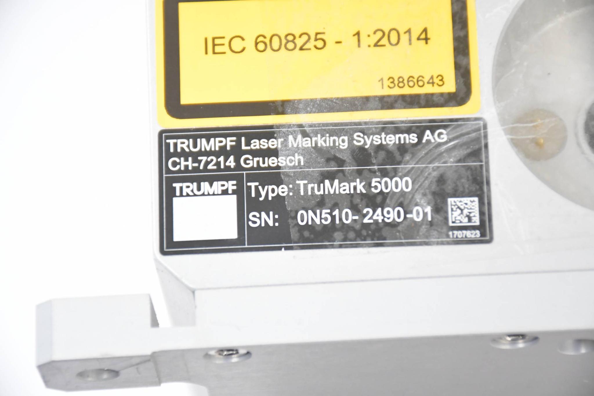 Produktfoto 4 von Trumpf Beschriftungslaser TruMark 5000 inkl. Trumpf SCIII10SL