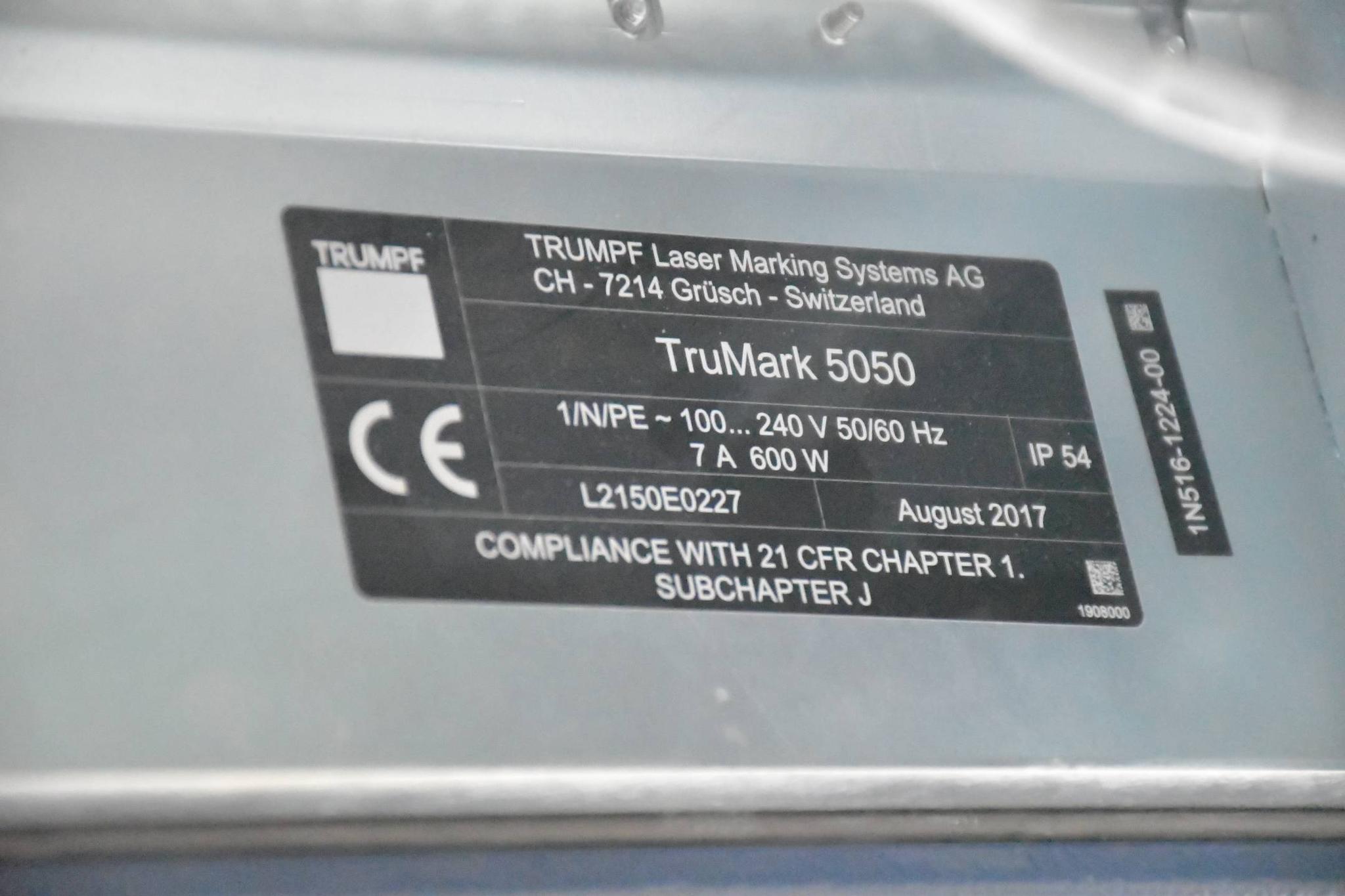 Produktfoto 3 von Trumpf Beschriftungslaser Serie 5000 TruMark 5050