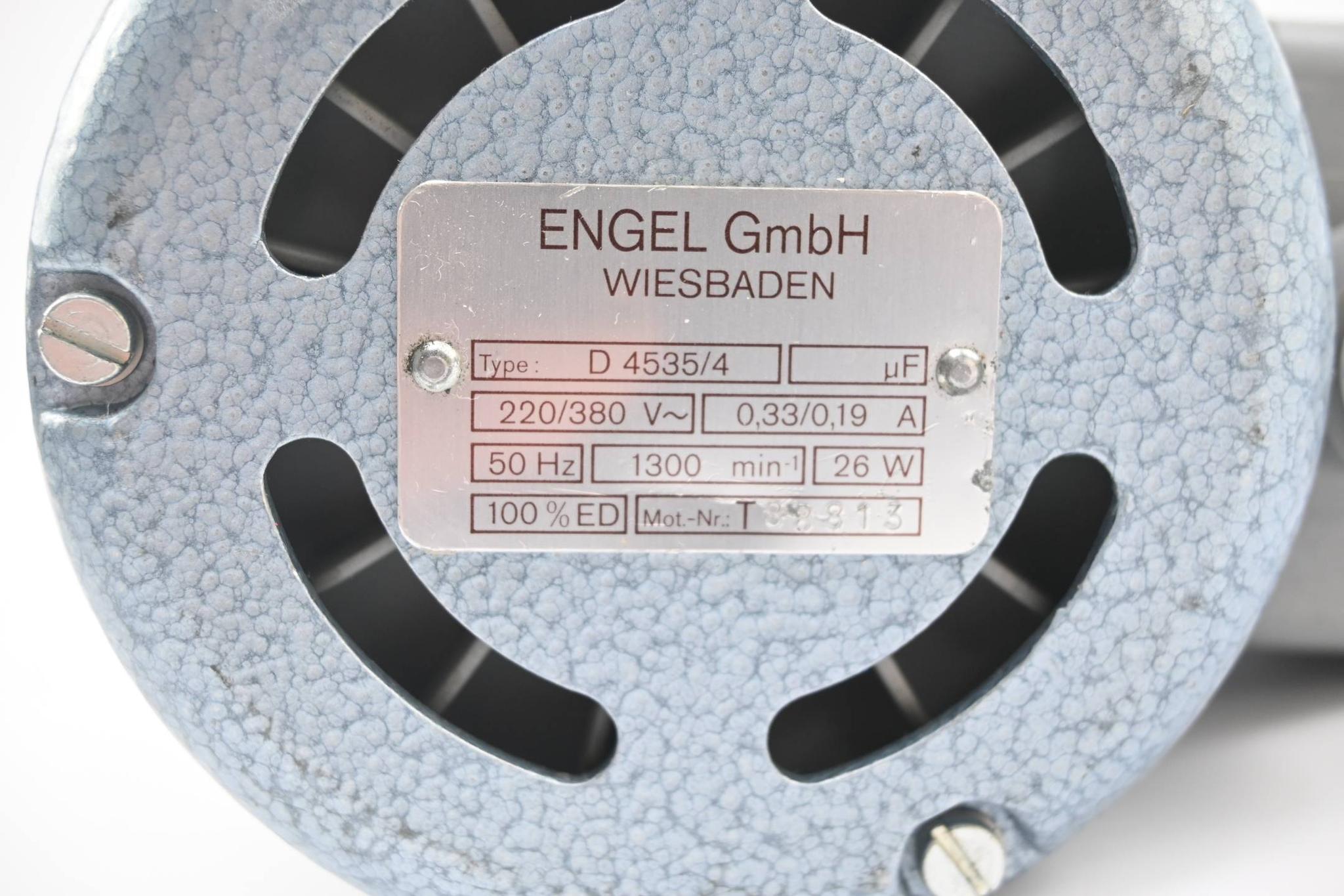 Produktfoto 3 von Engel GmbH Motor D 4535/4 ( D4535/4 ) 220/380V 0,33/0,19A 1300/min 26W