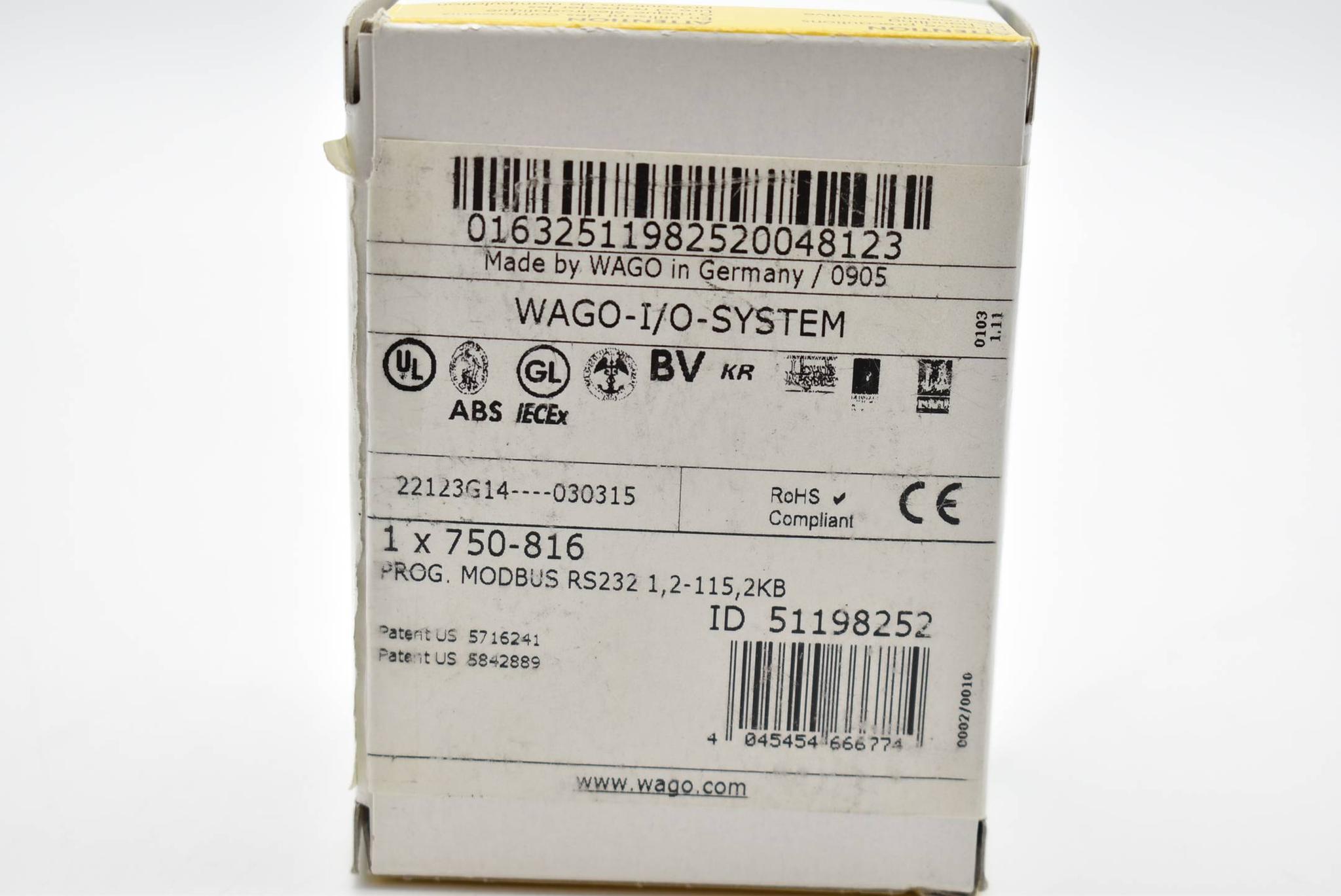 Produktfoto 3 von Wago I/O System 750-816