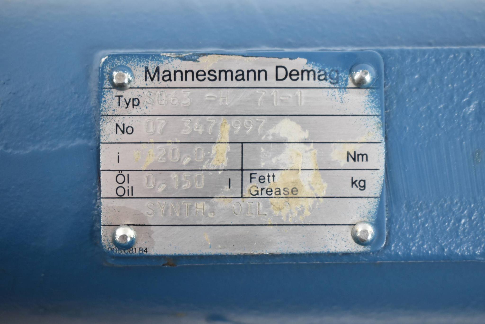 Produktfoto 3 von Mannesmann Demag Motor KBA 71 A 4 + S036 -H 71-1 ( KBA71A4 + S036-H71-1 )