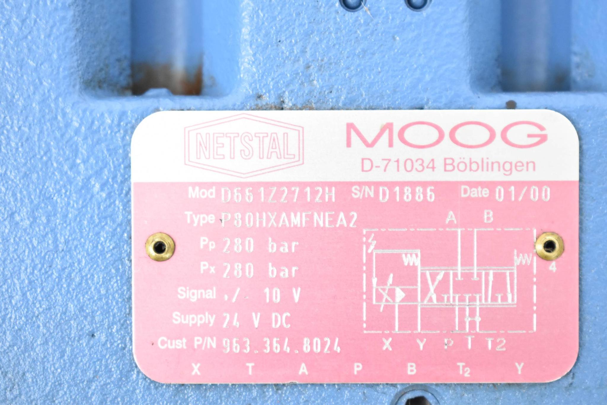 Produktfoto 3 von Moog Hydraulisches Servoventil D661Z2712H