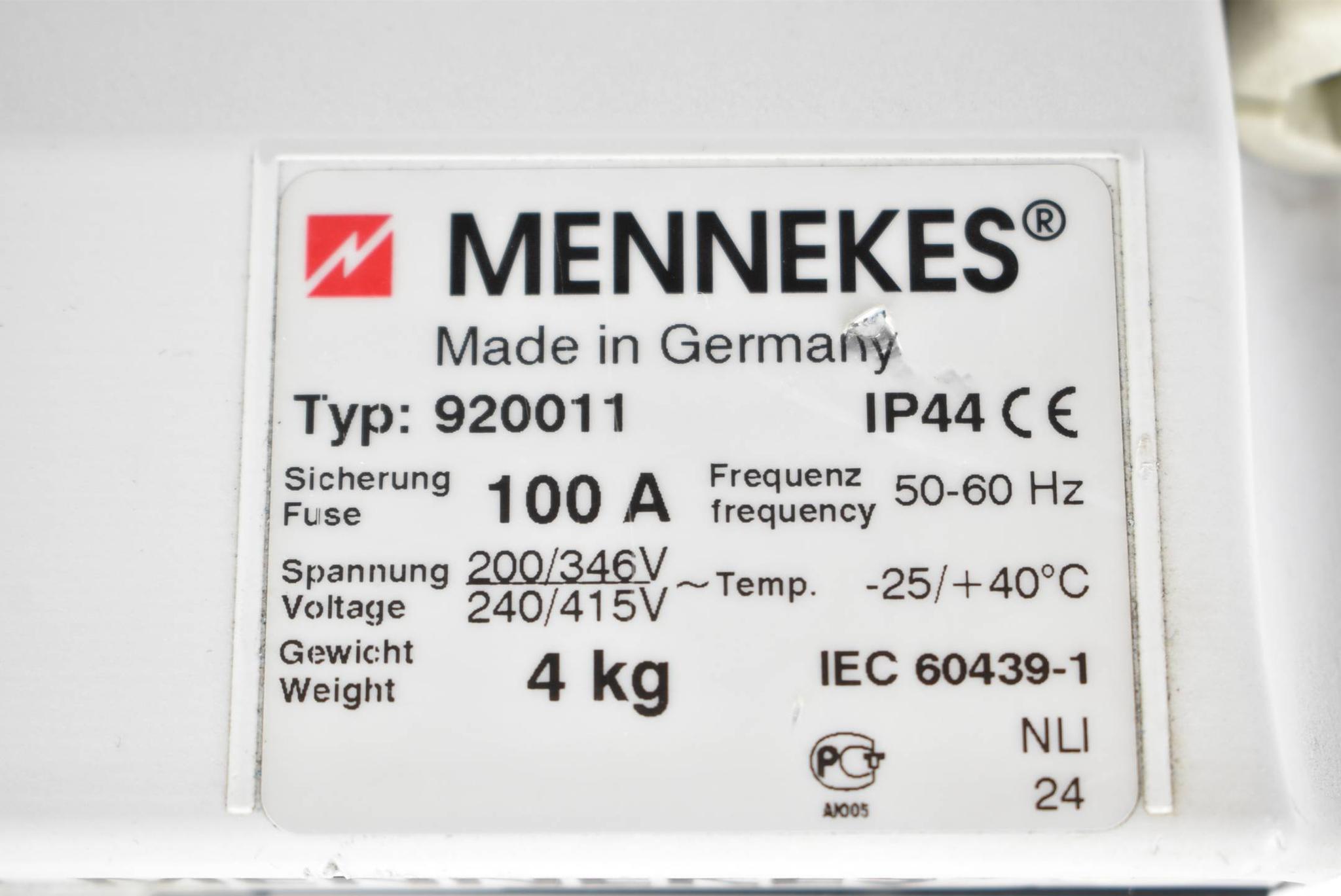 Produktfoto 2 von Mennekes Amaxx Steckdosen-Kombination 920011