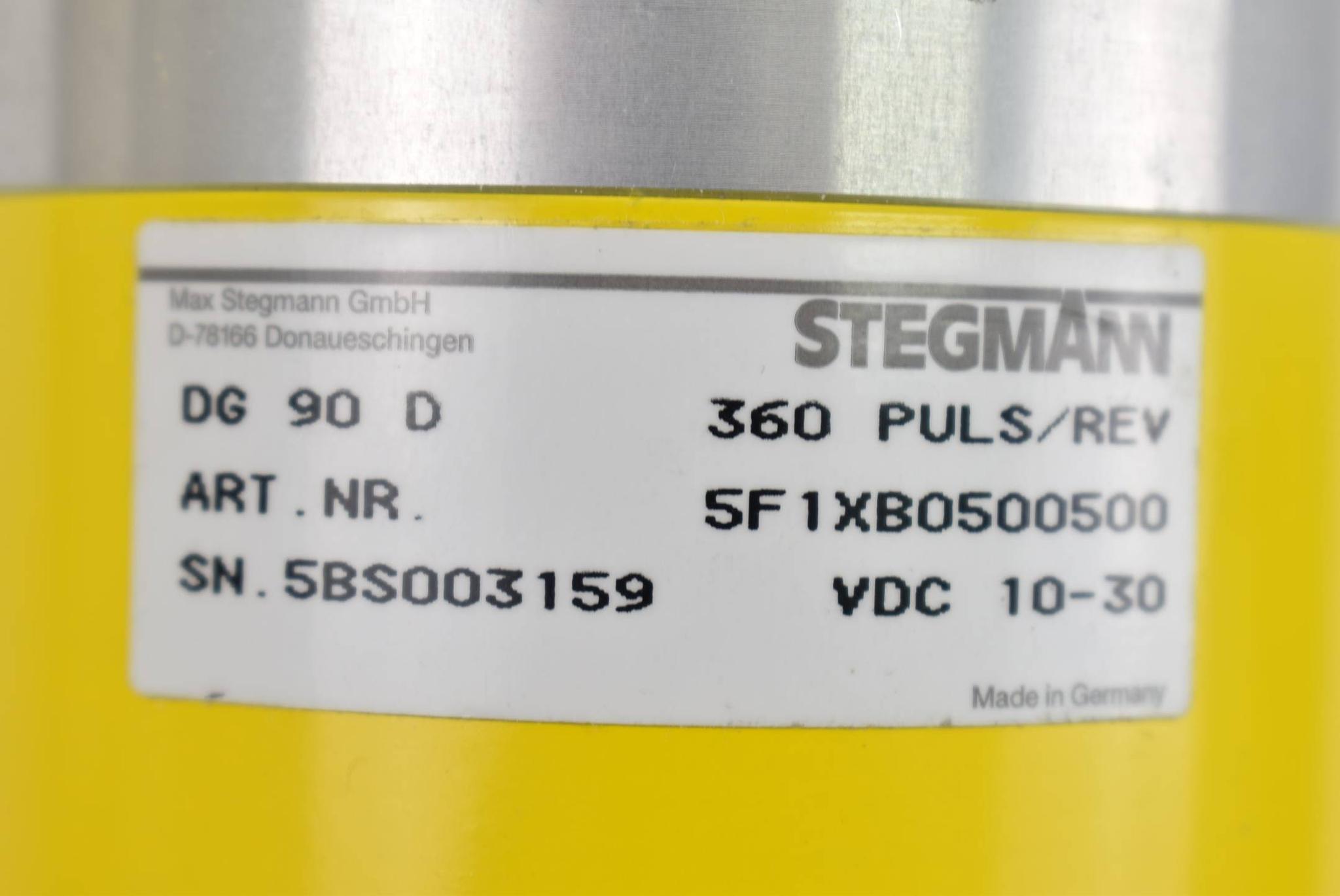 Produktfoto 3 von Stegmann Drehgeber Encoder 10-30 VDC DG 90 D ( 5F1XB0500500 )