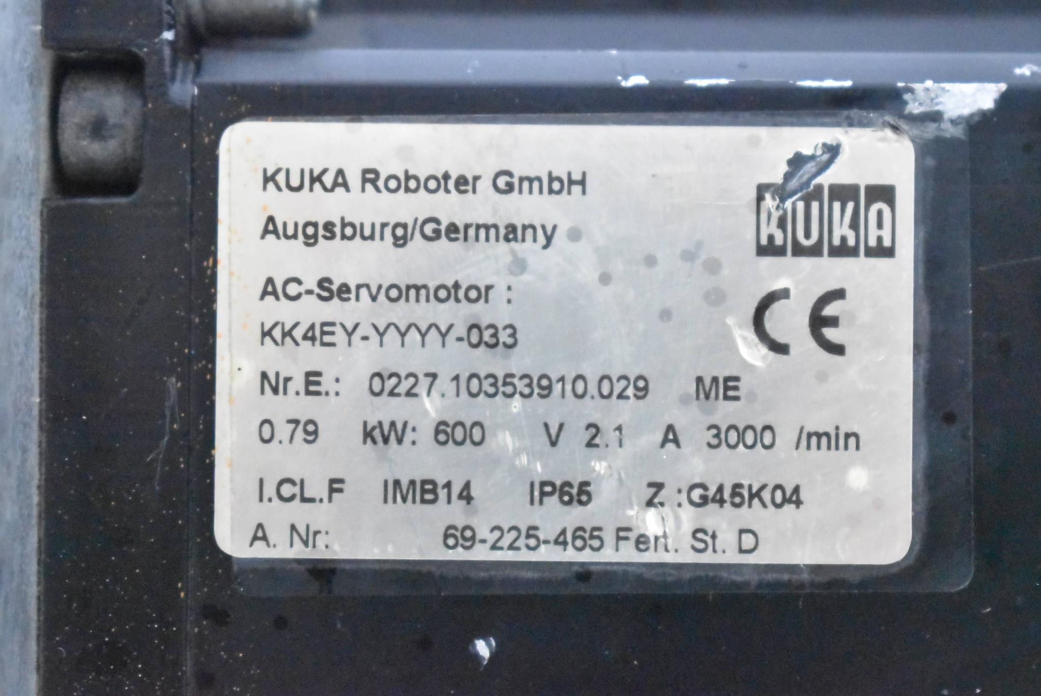 Produktfoto 4 von Kuka AC-Servomotor KK4EY-YYYY-033 ( 69-225-465 )