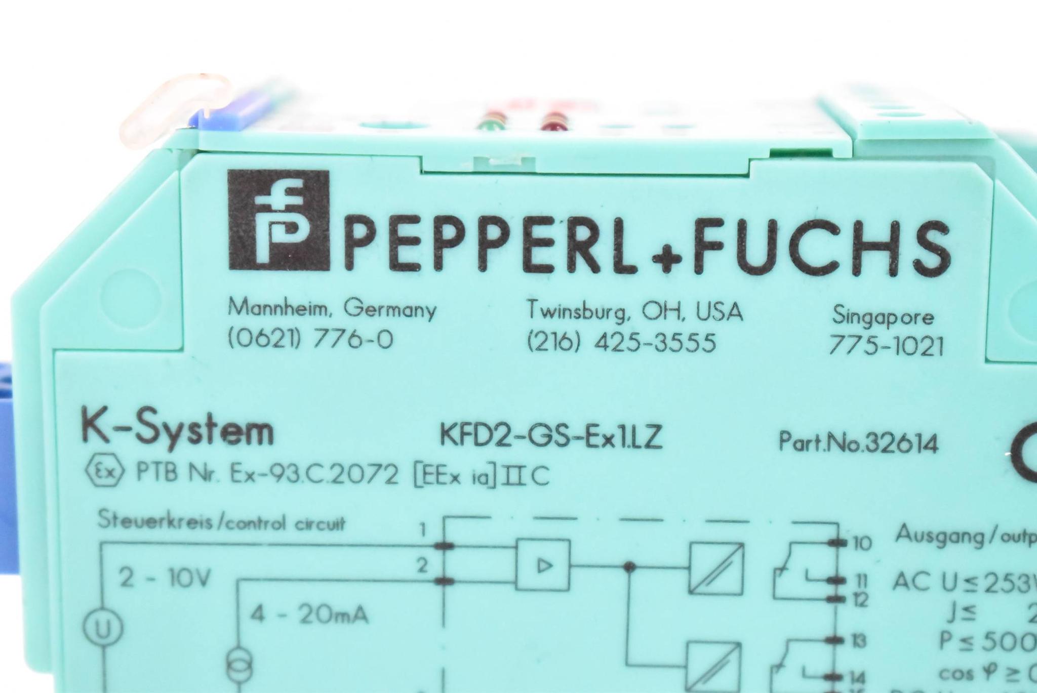 Produktfoto 3 von Pepperl+Fuchs Grenzwertschalter K-System KFD2-GS-Ex1.LZ ( 32614 )