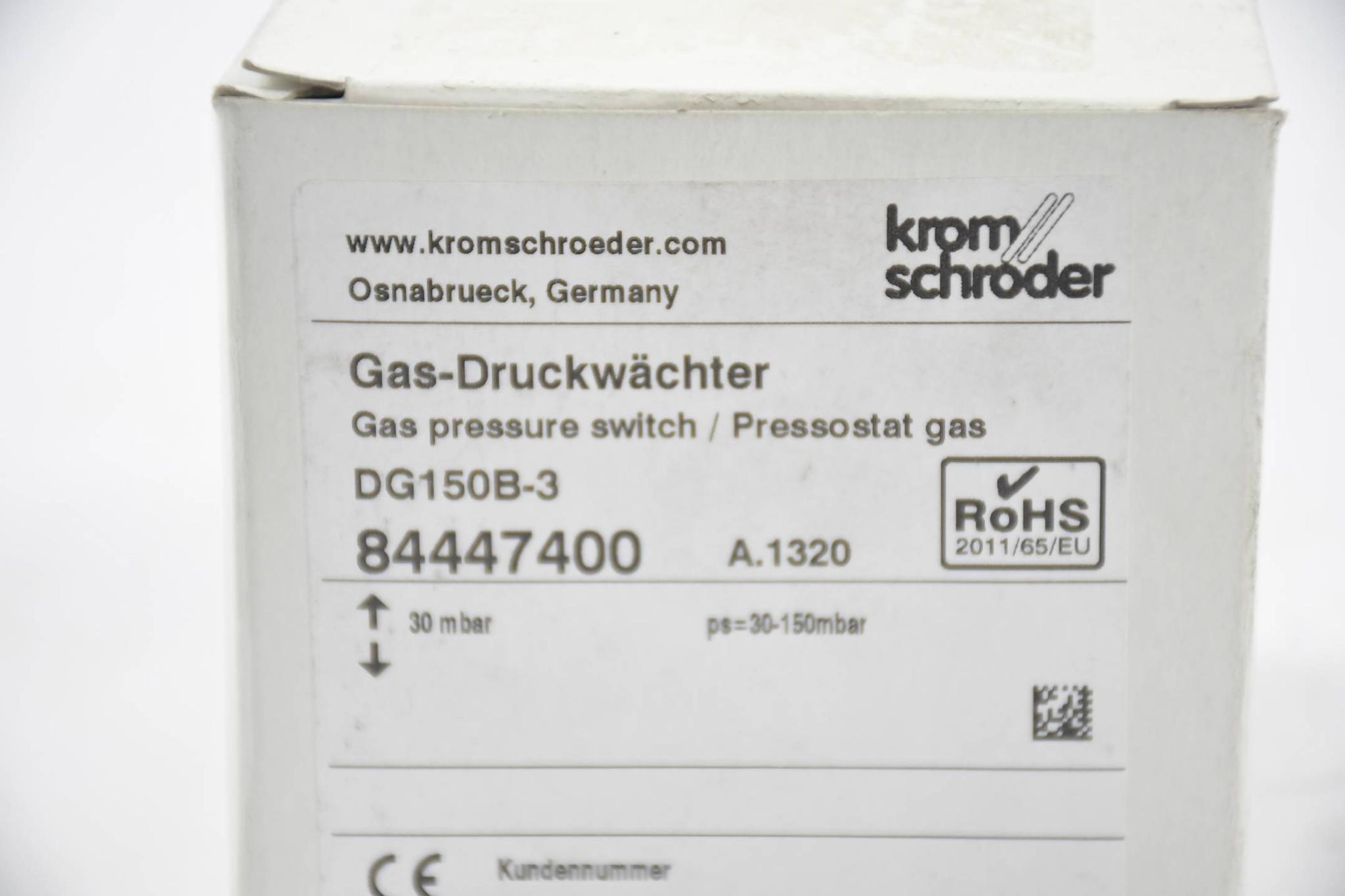 Produktfoto 3 von Krom Schröder Gas-Druckwächter DG150B-3 ( 84447400 )