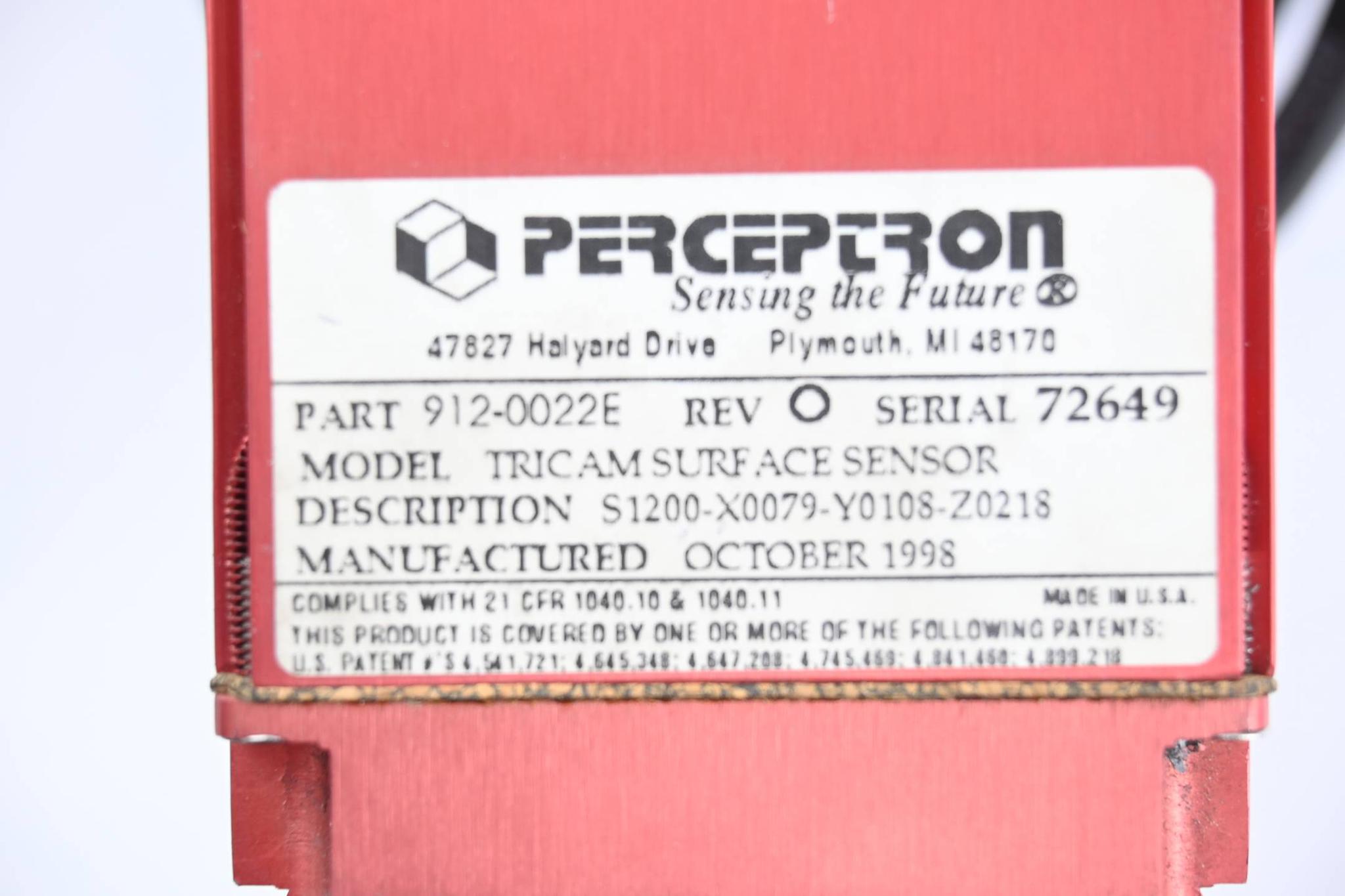 Produktfoto 2 von Perceptron Tricam Surface Sensor 912-0022E