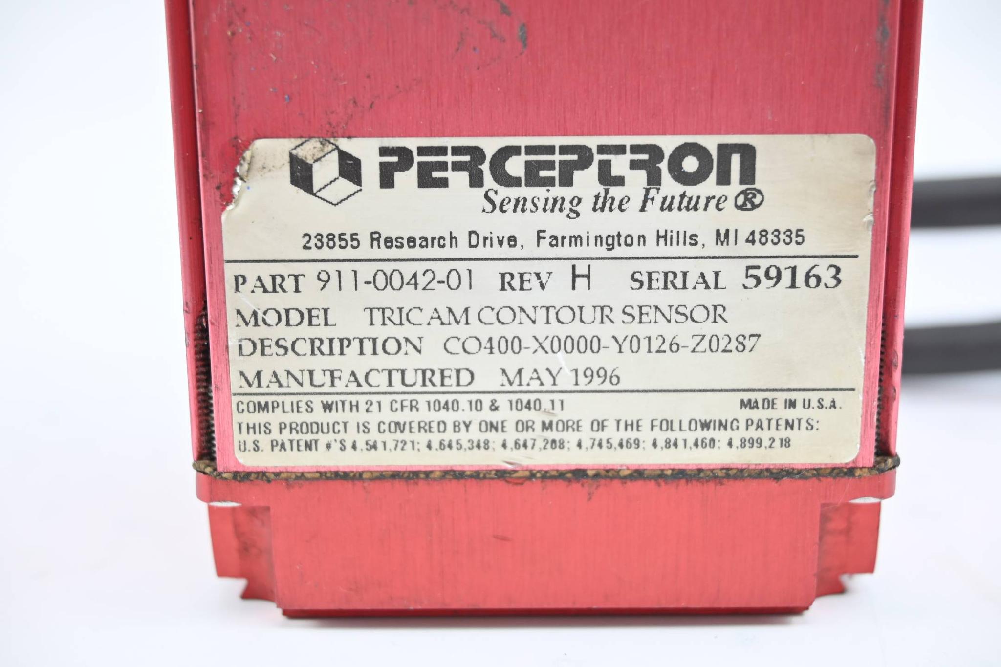 Produktfoto 2 von Perceptron Tricam Contour Sensor 911-0042-01 Rev. H