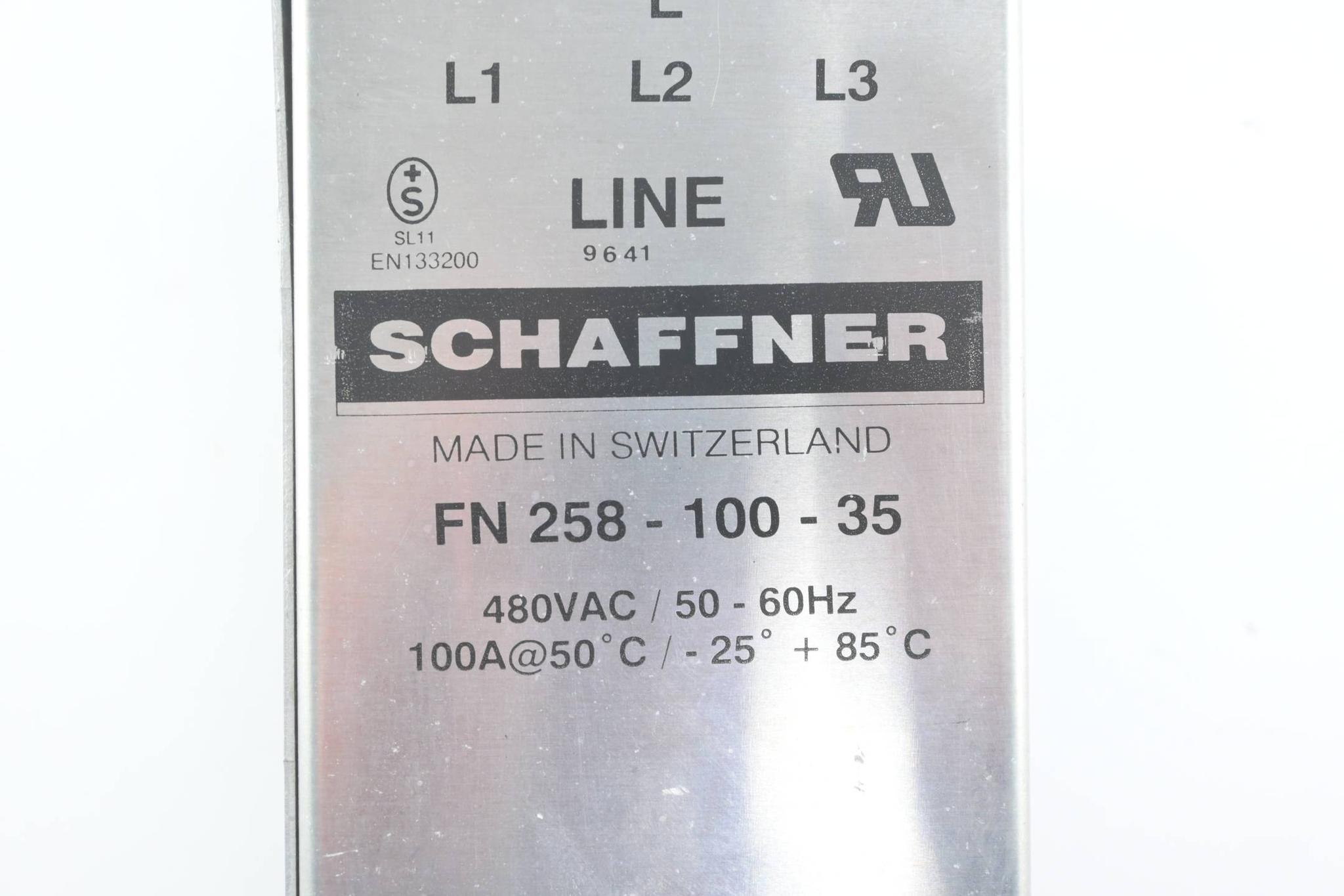 Produktfoto 1 von Schaffner Netzfilter FN 258-100-35 ( FN258-100-35 )