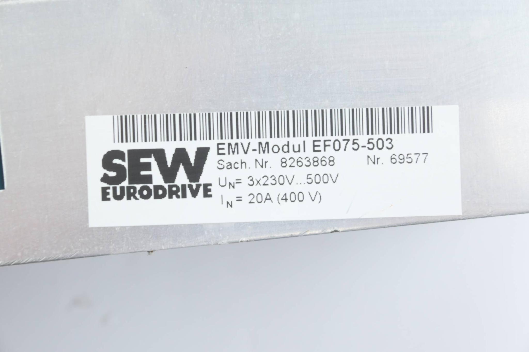 Produktfoto 2 von SEW Eurodrive EMV-Modul EF075-503 ( 8263868 )