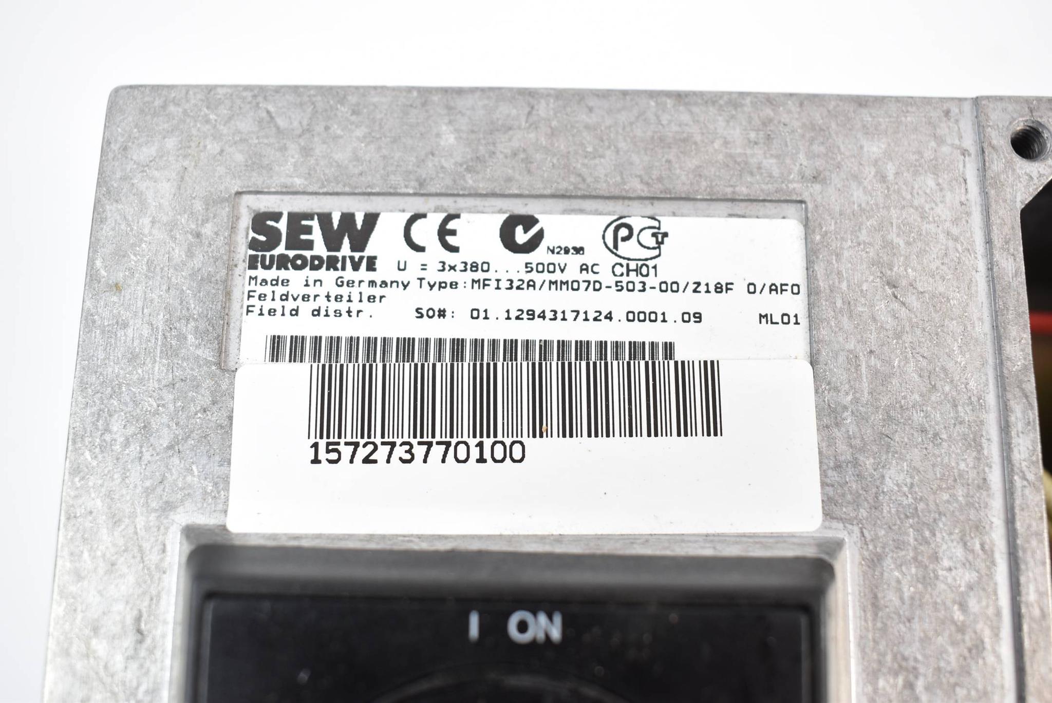 Produktfoto 4 von SEW Eurodrive Feldverteiler MFI32A/MM07D-503-00/Z18F 0/AF0