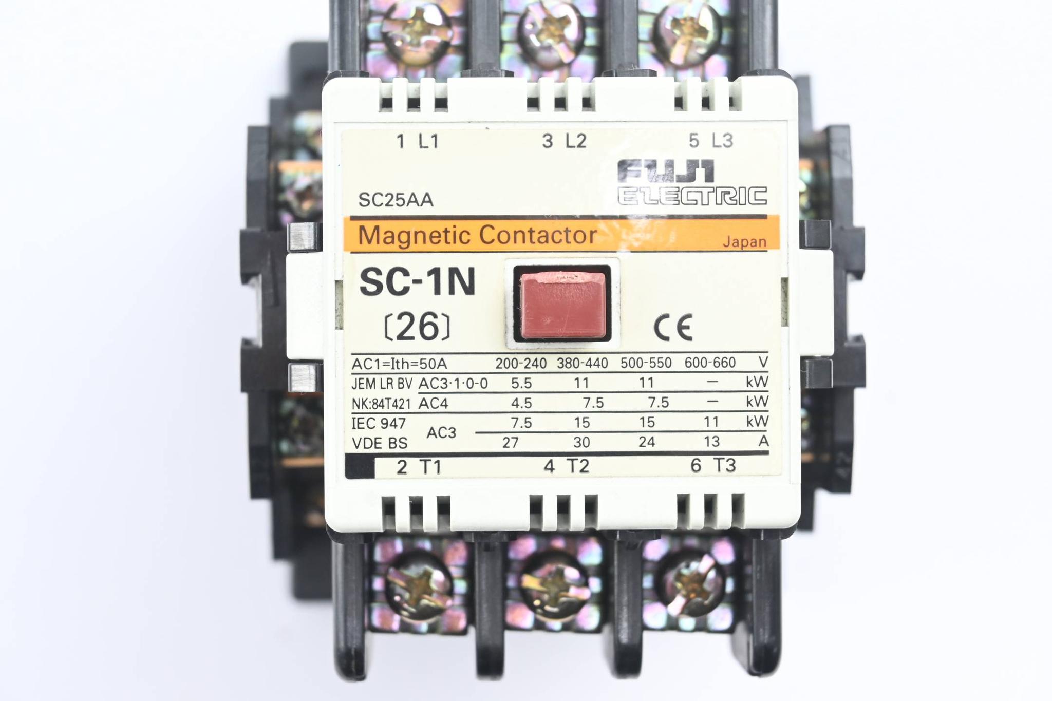 Produktfoto 2 von Fuji Electric Magnetic Contactor SC-1N(26) ( SC25AA )