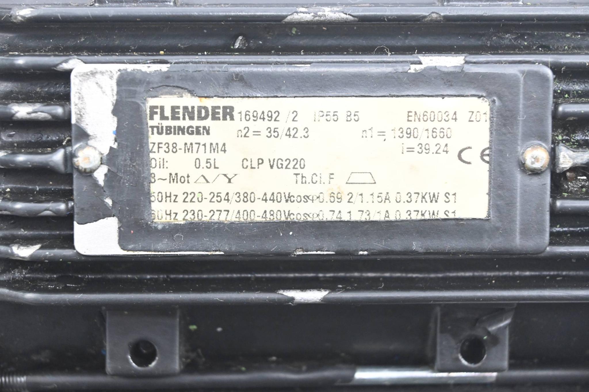 Produktfoto 2 von Flender Getriebemotor ZF38-M71M4